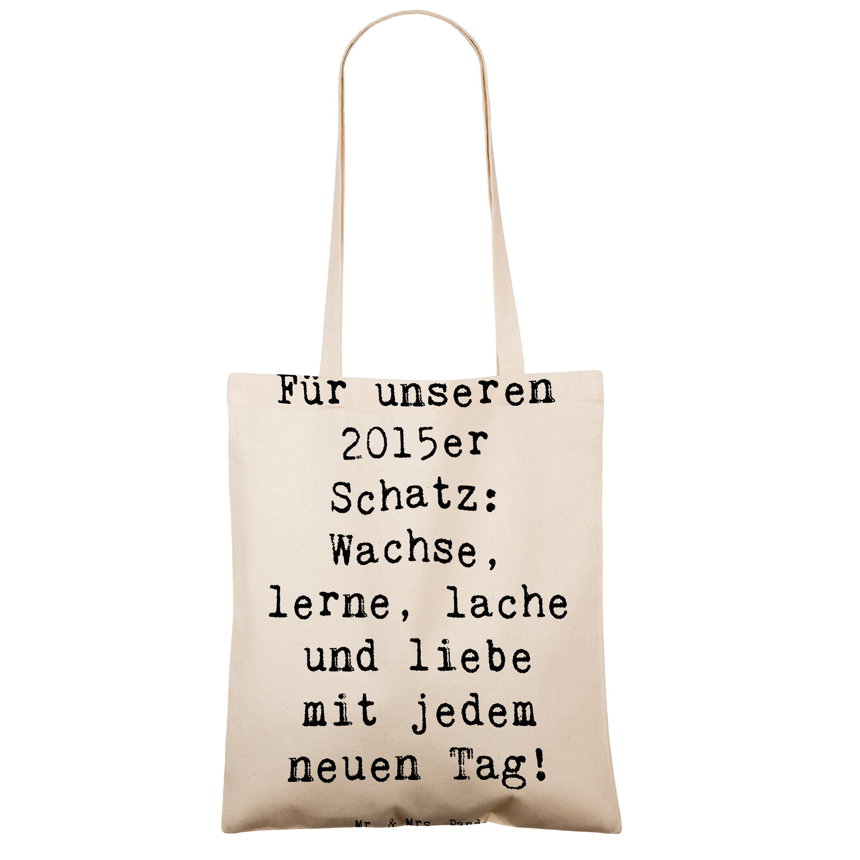 Tragetasche Spruch 2015 Geburtstag