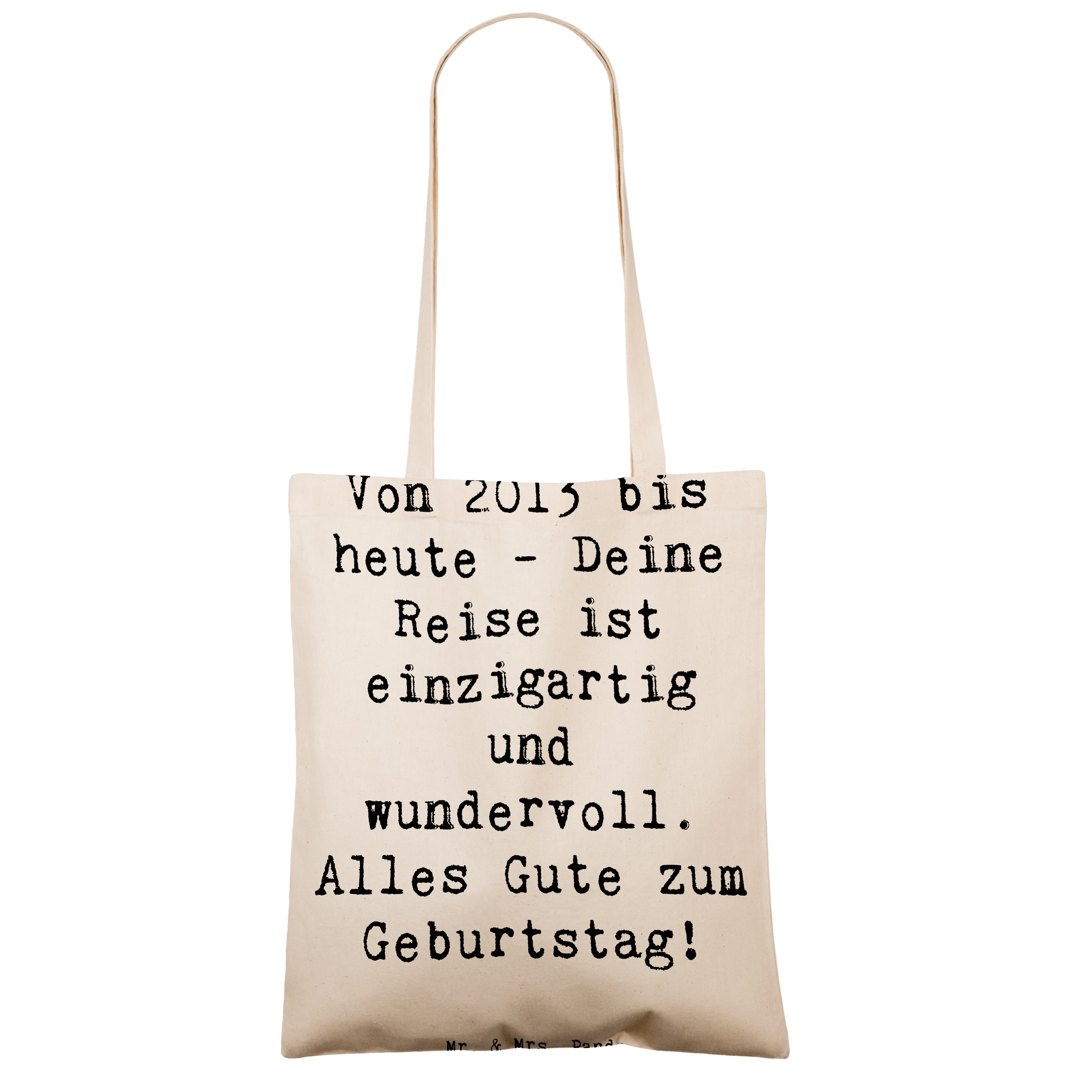 Tragetasche Spruch 2013 Geburtstag