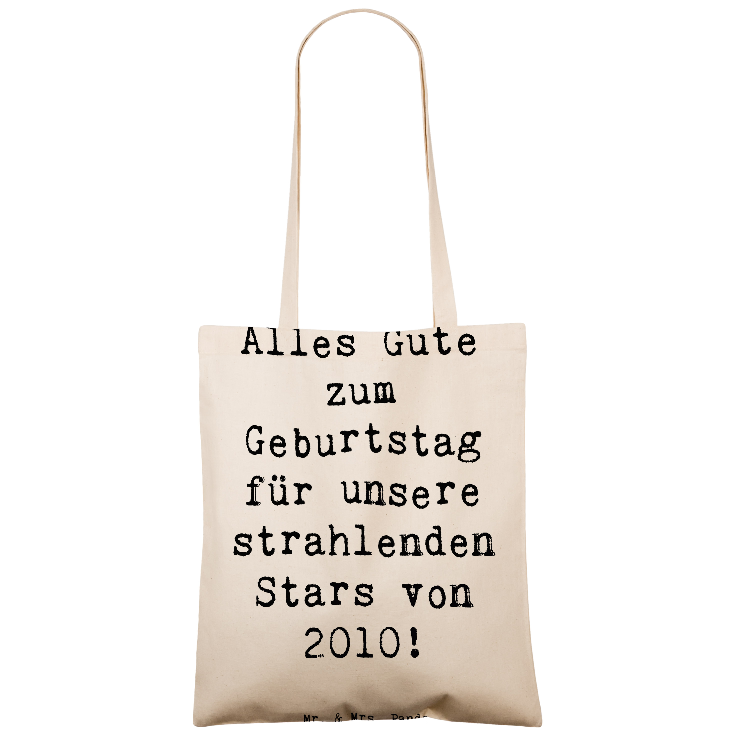 Tragetasche Spruch 2010 Geburtstag Stars