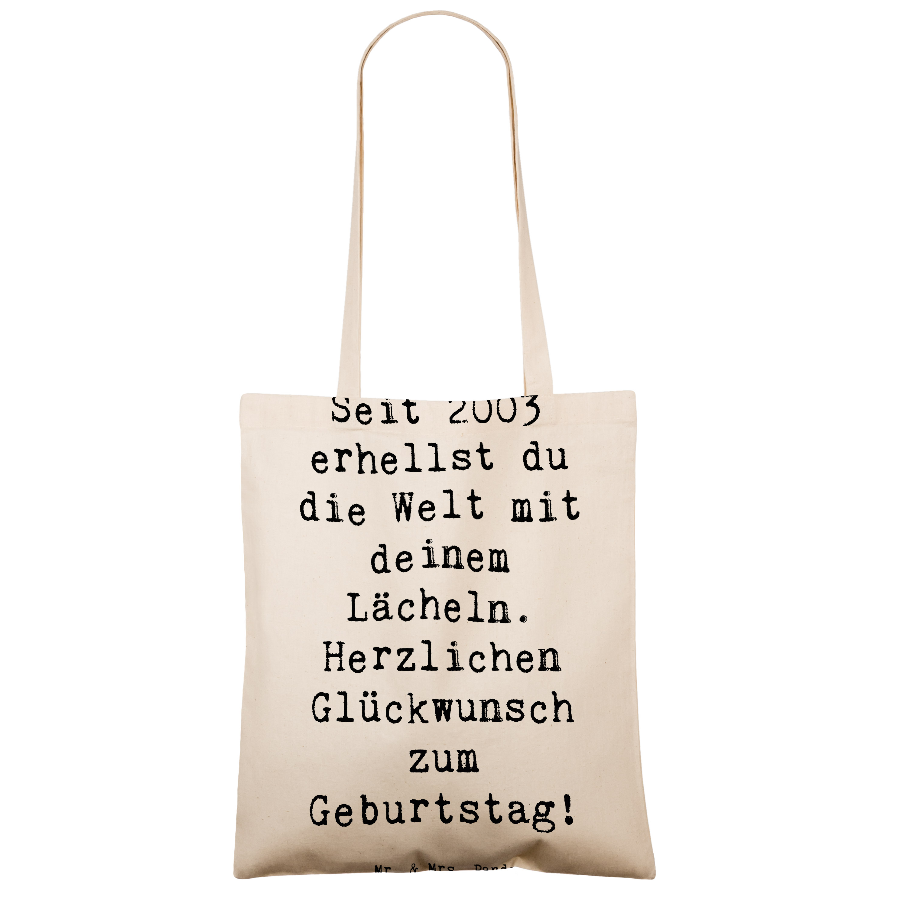 Tragetasche Spruch 2003 Geburtstag