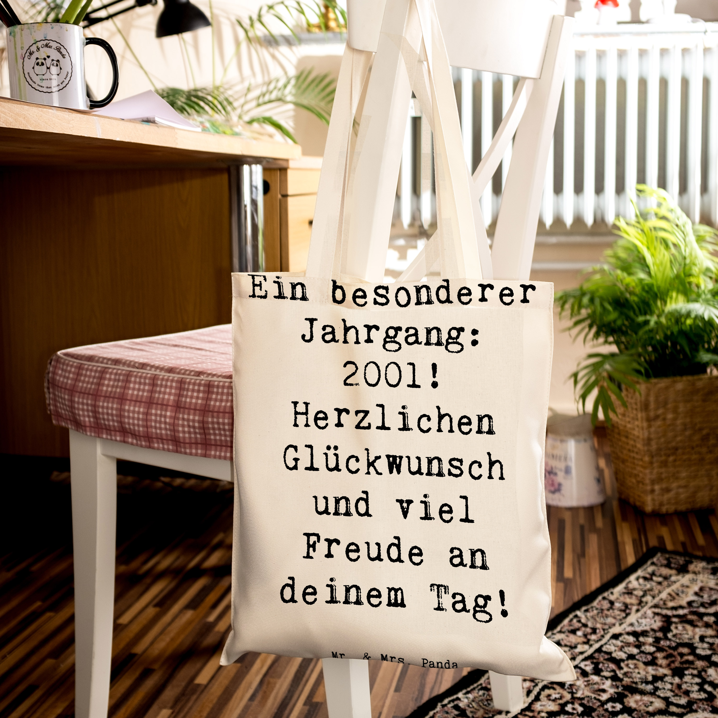 Tragetasche Spruch 2001 Geburtstag