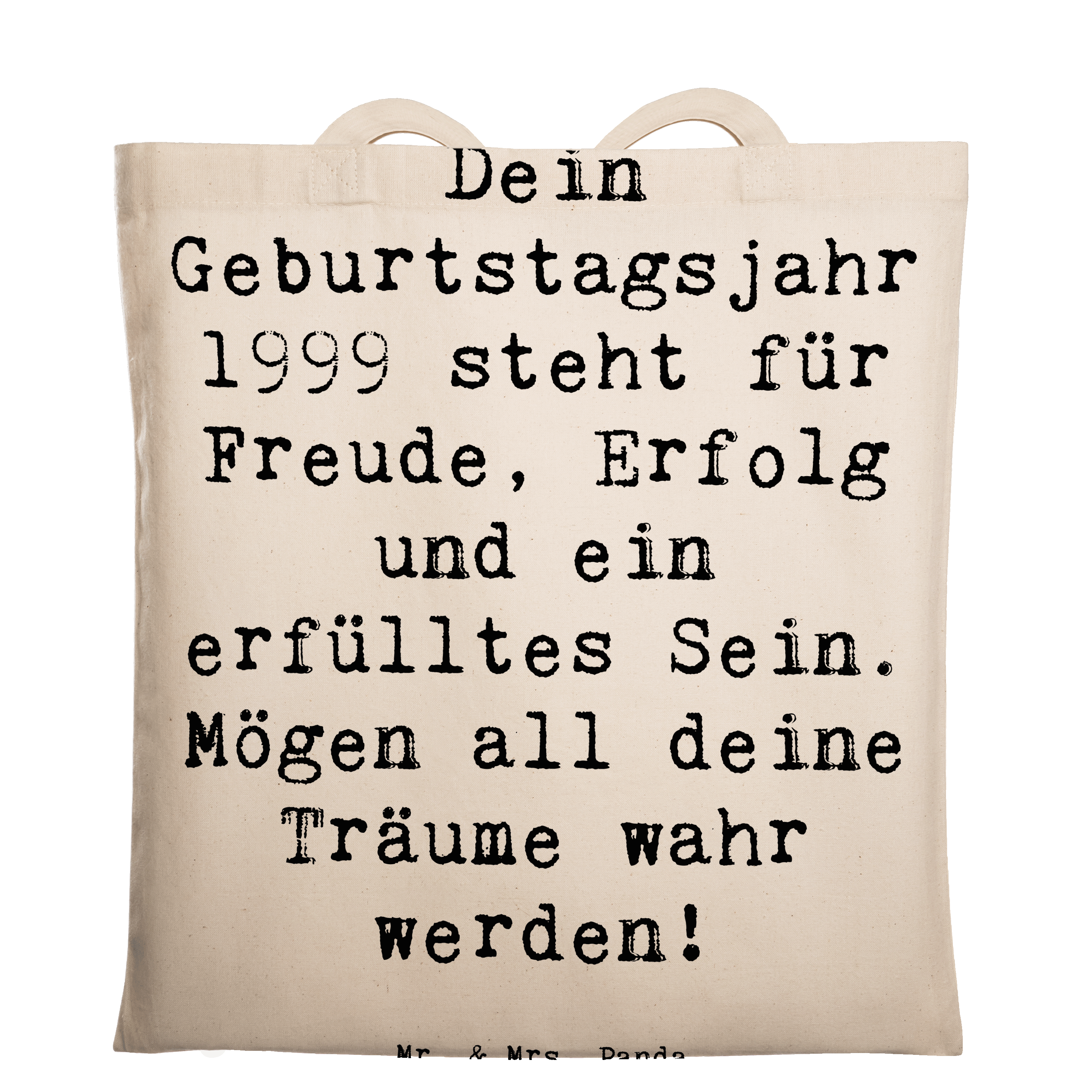 Tragetasche Spruch 1999 Geburtstag