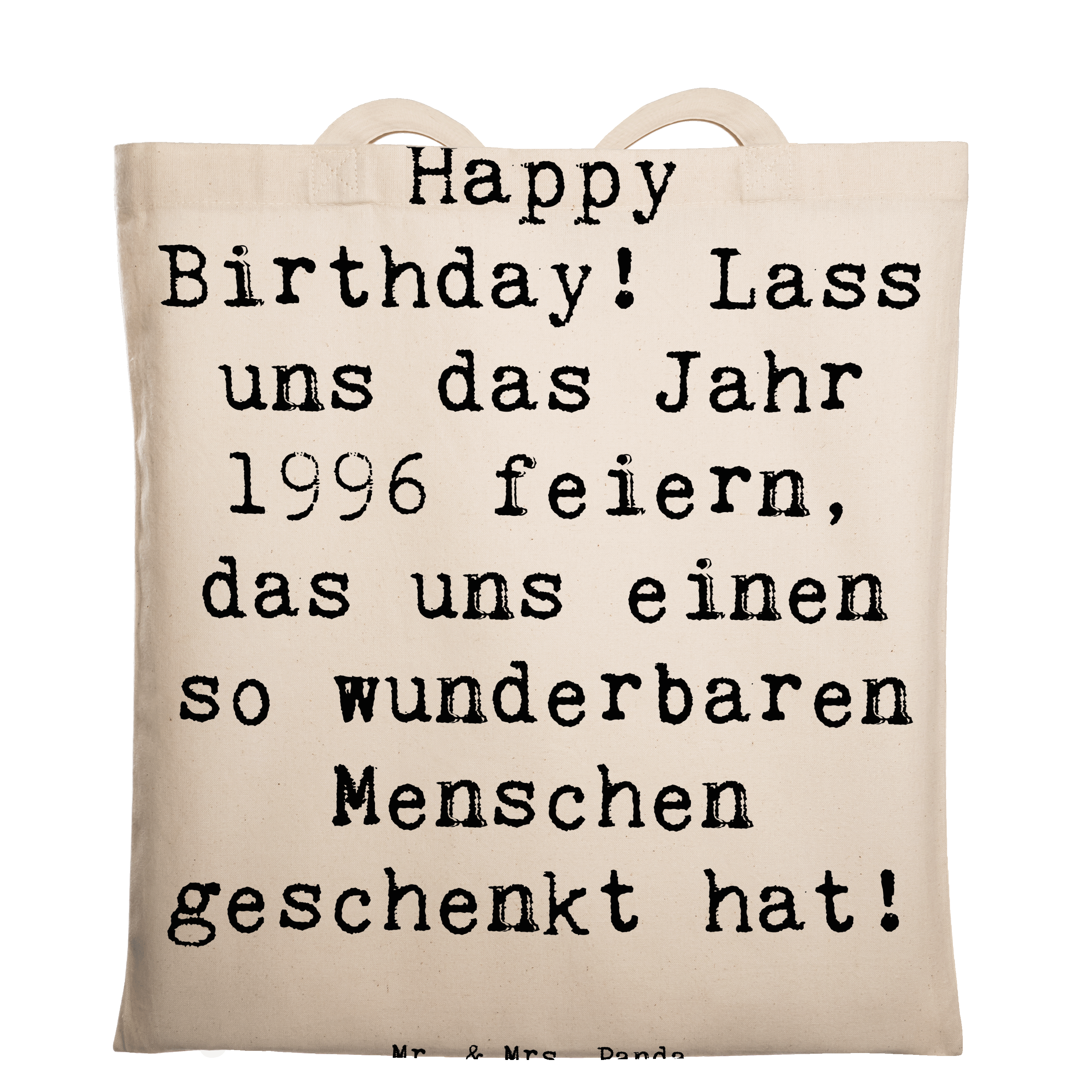 Tragetasche Spruch 1996 Geburtstag