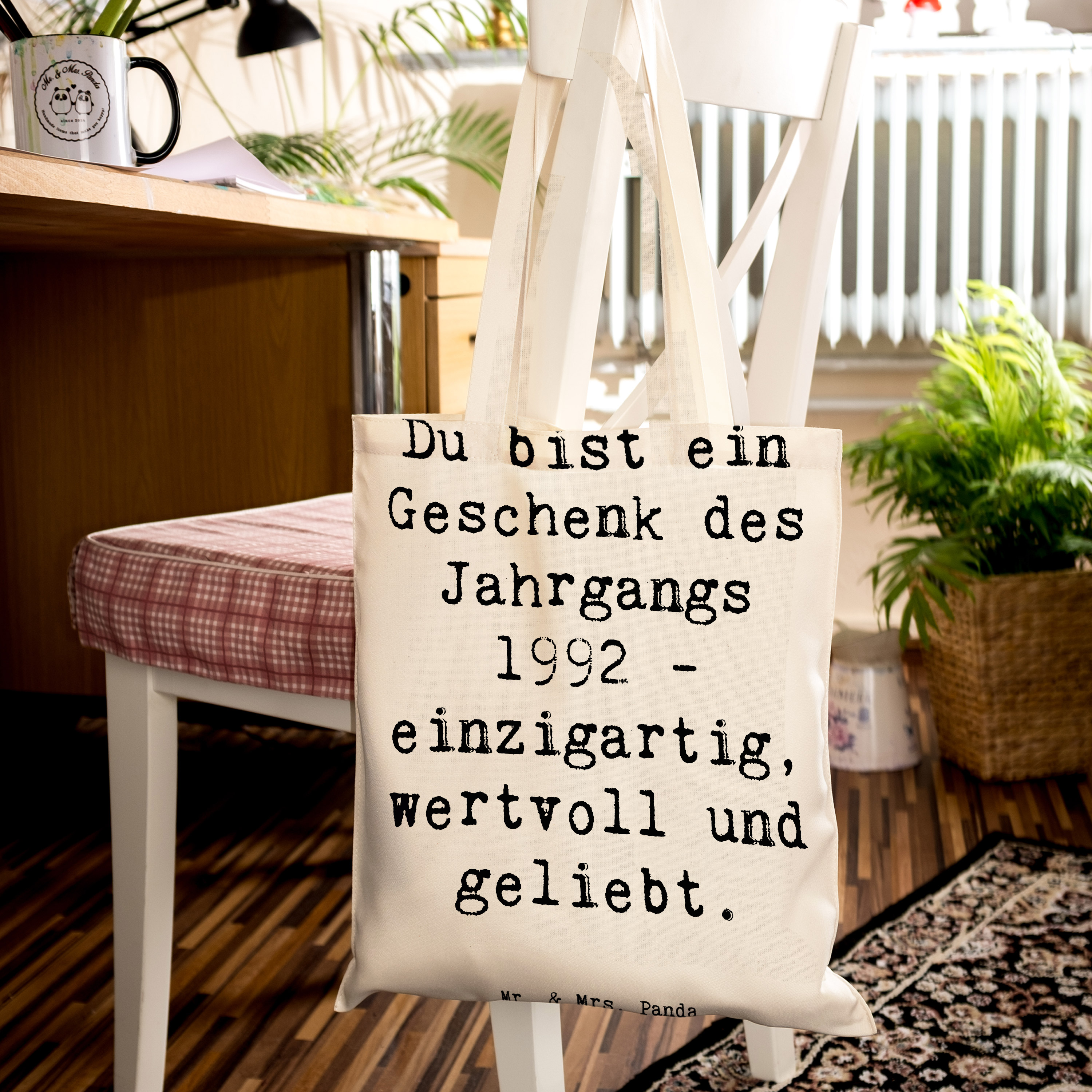 Tragetasche Spruch 1992 Geburtstag Geschenk