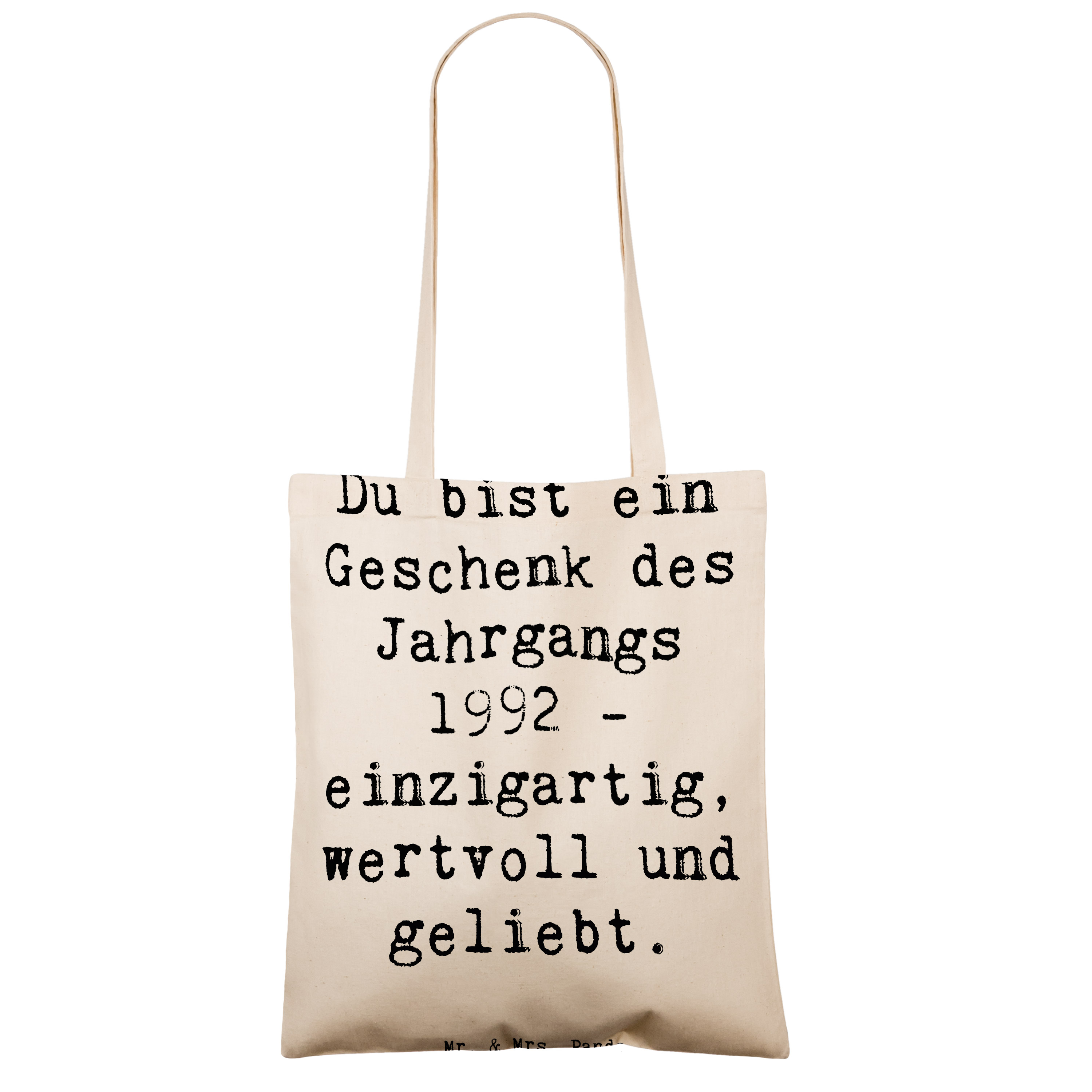 Tragetasche Spruch 1992 Geburtstag Geschenk