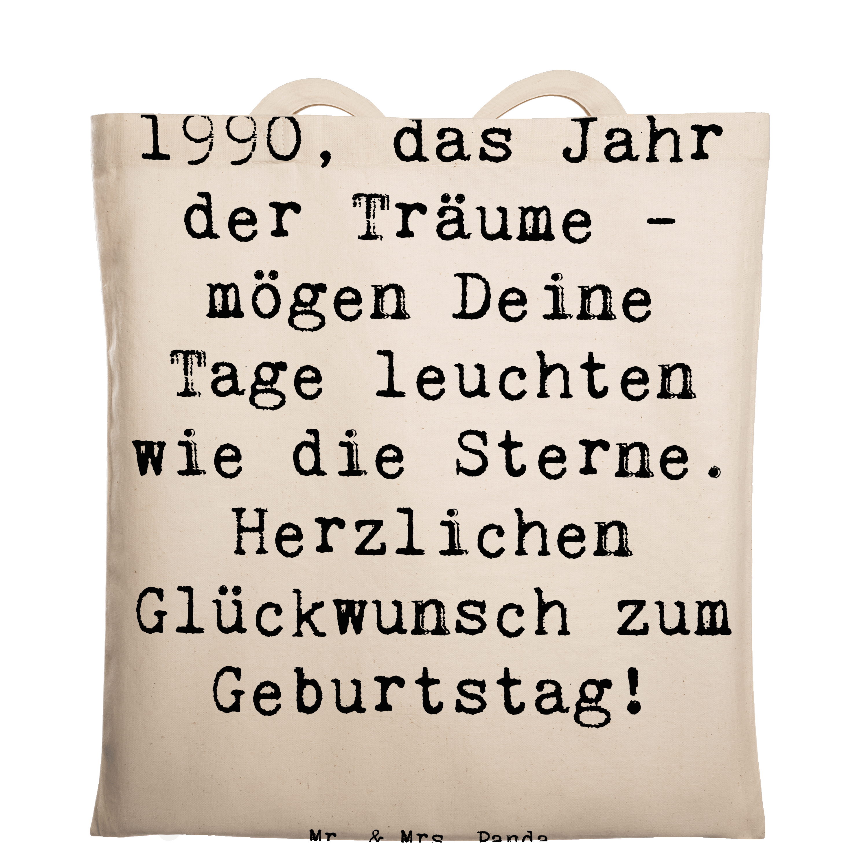 Tragetasche Spruch 1990 Geburtstag Träume