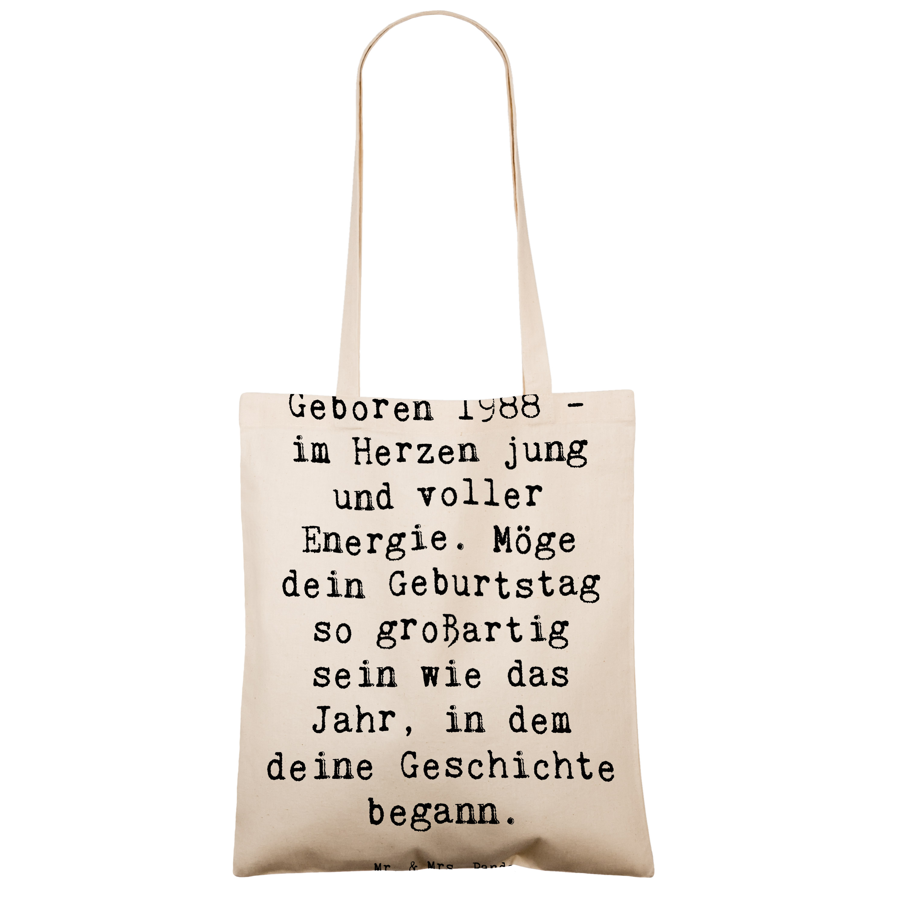 Tragetasche Spruch 1988 Geburtstag