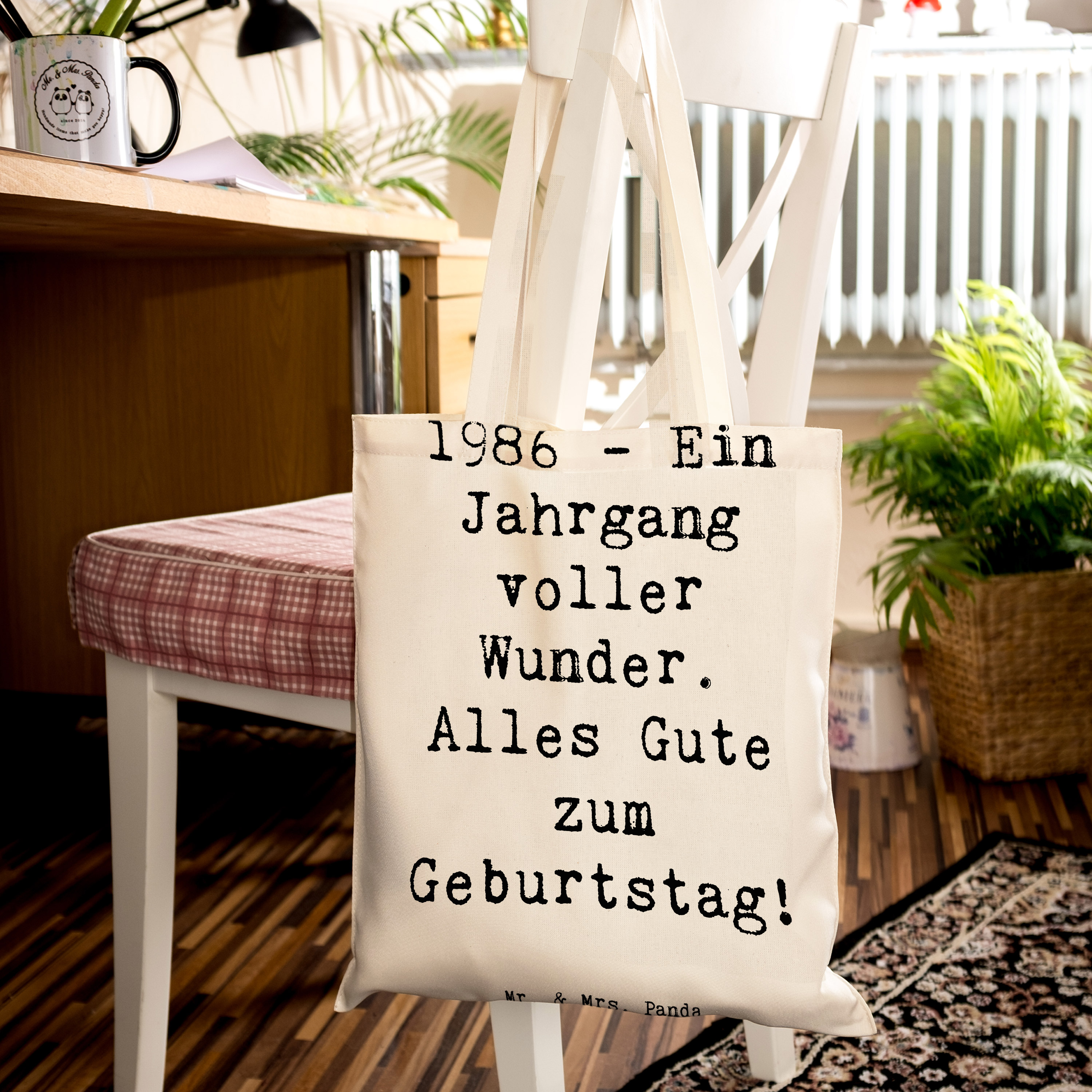 Tragetasche Spruch 1986 Geburtstag Wunder