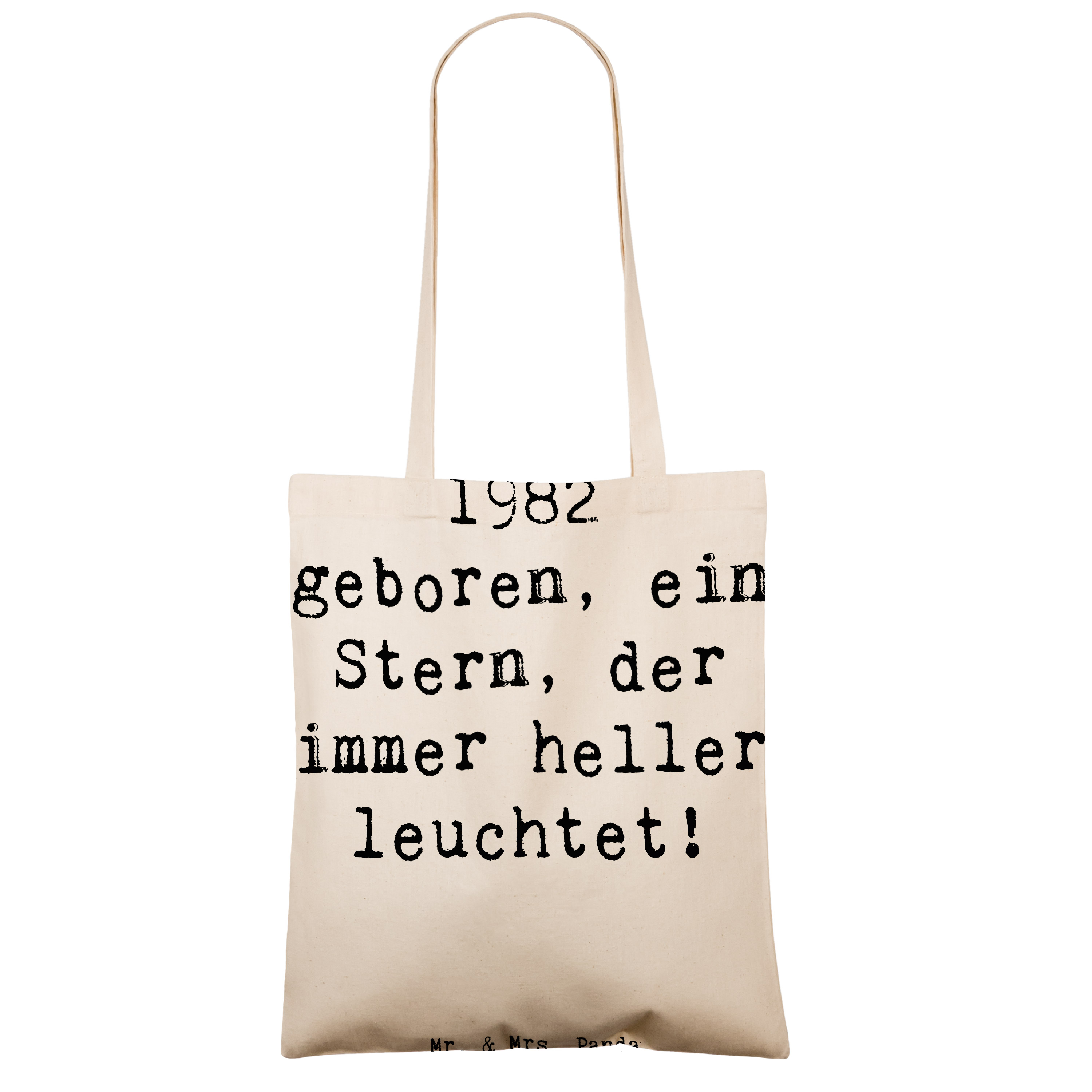 Tragetasche Spruch 1982 Geburtstag Stern