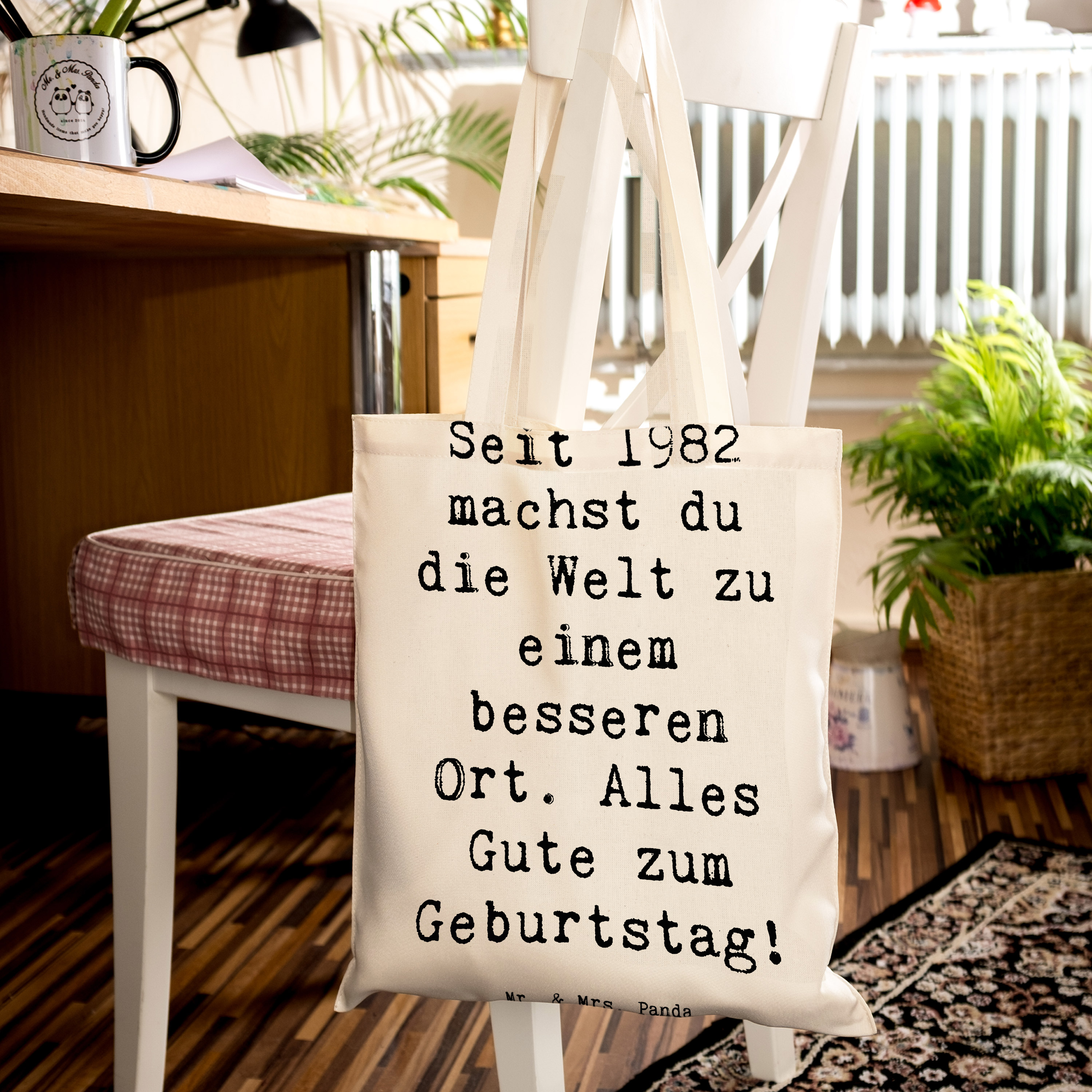 Tragetasche Spruch 1982 Geburtstag