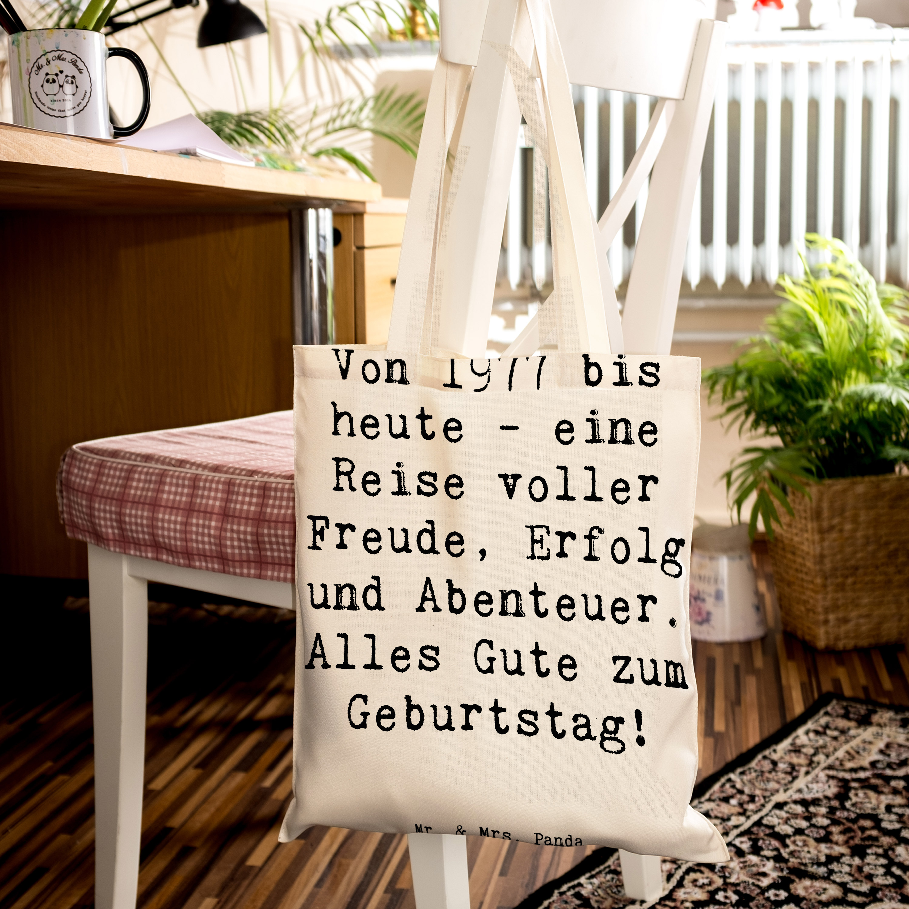 Tragetasche Spruch 1977 Geburtstag