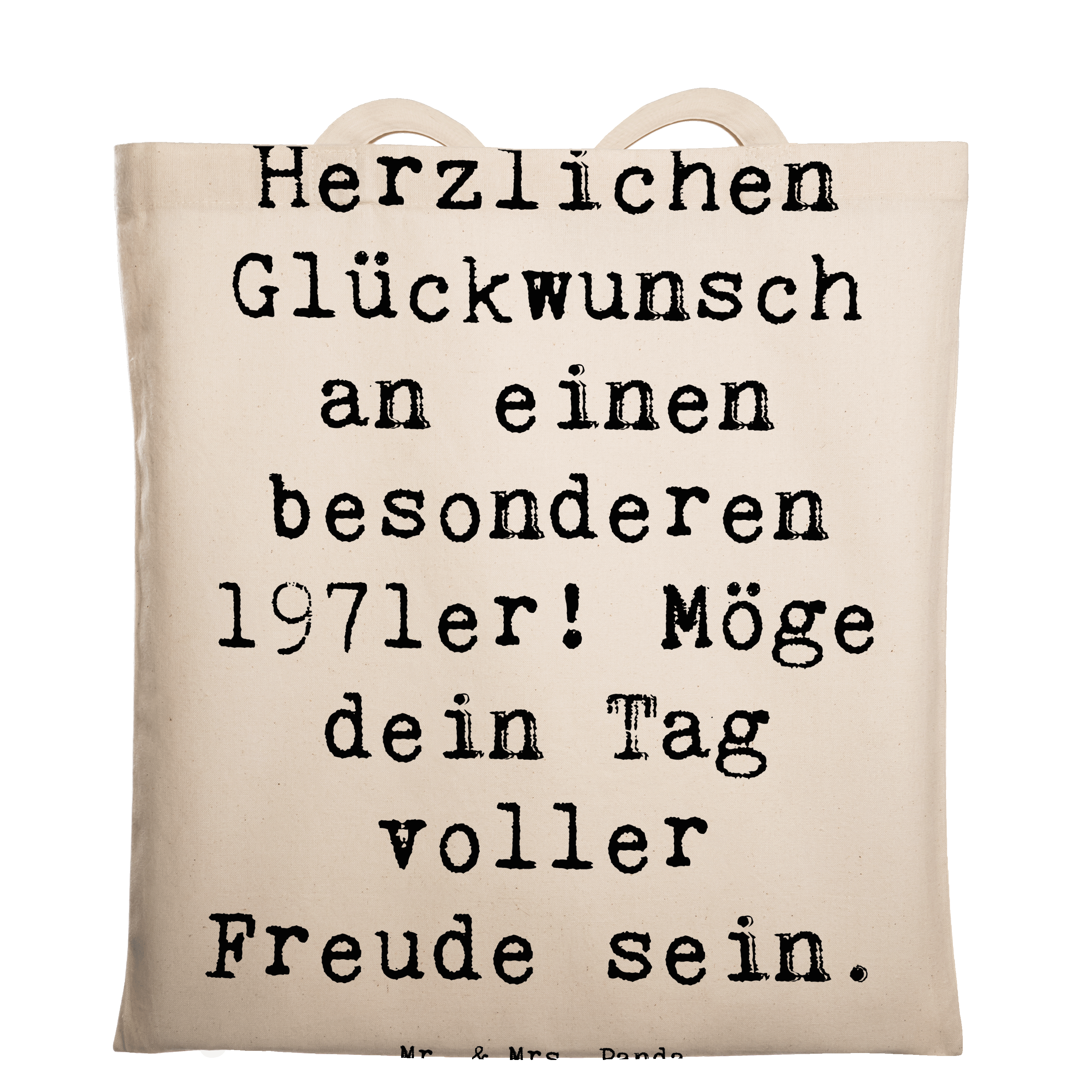 Tragetasche Spruch 1971 Geburtstag