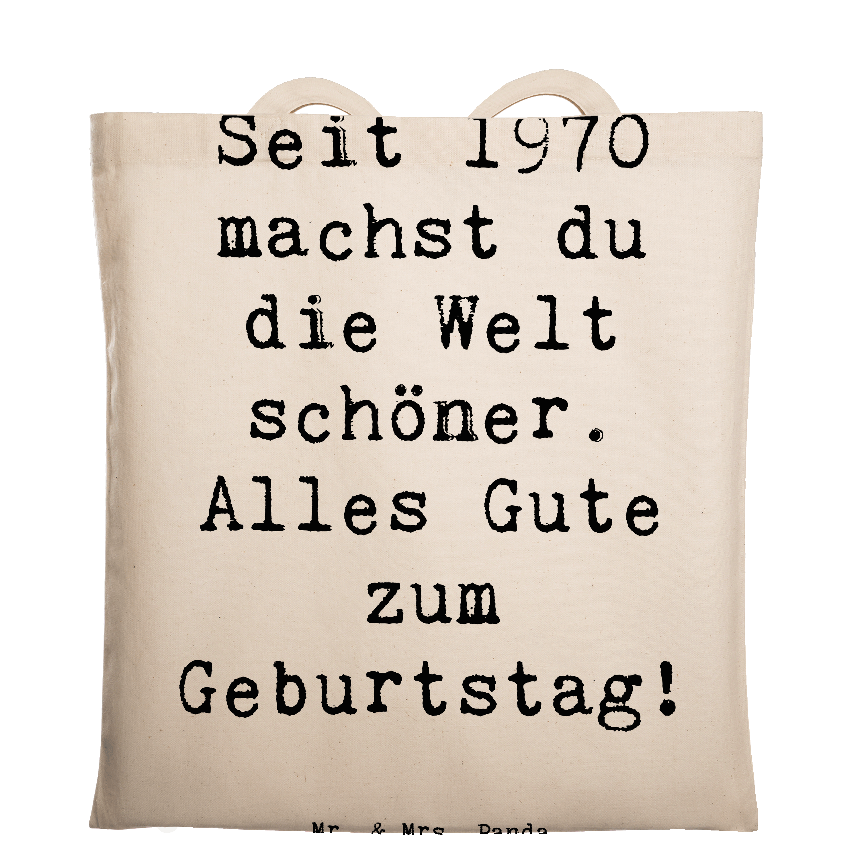 Tragetasche Spruch 1970 Geburtstag