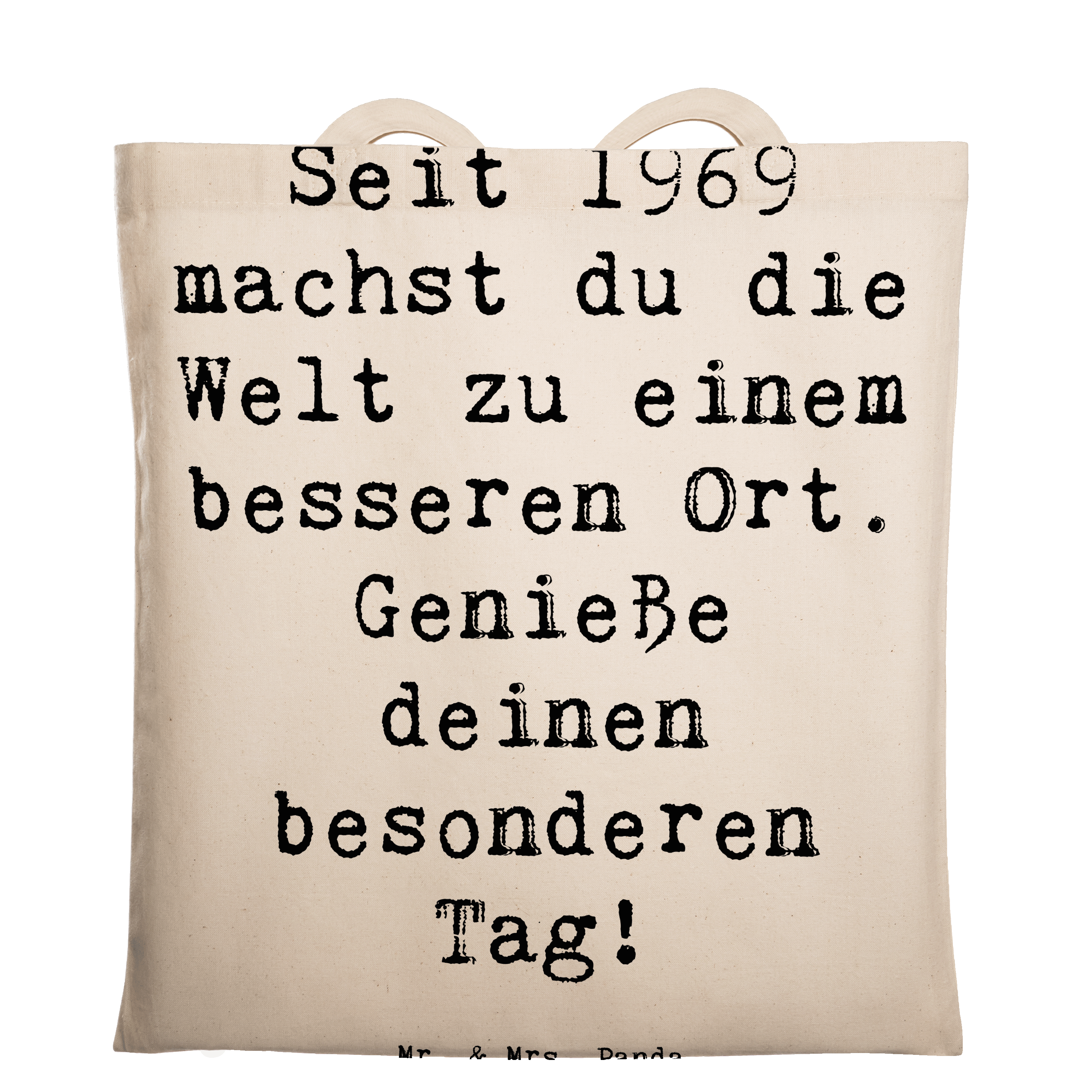 Tragetasche Spruch 1969 Geburtstag