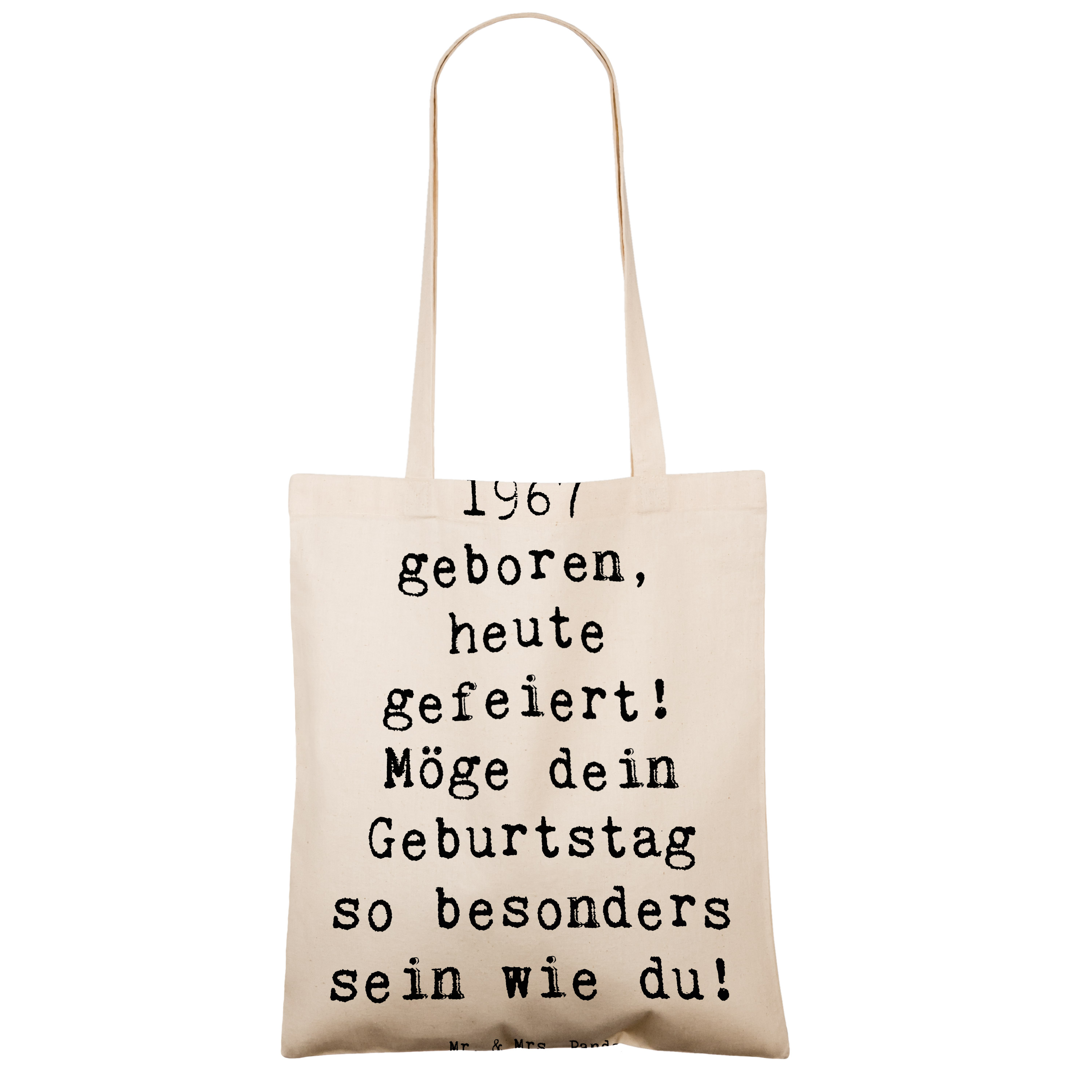 Tragetasche Spruch 1967 Geburtstag