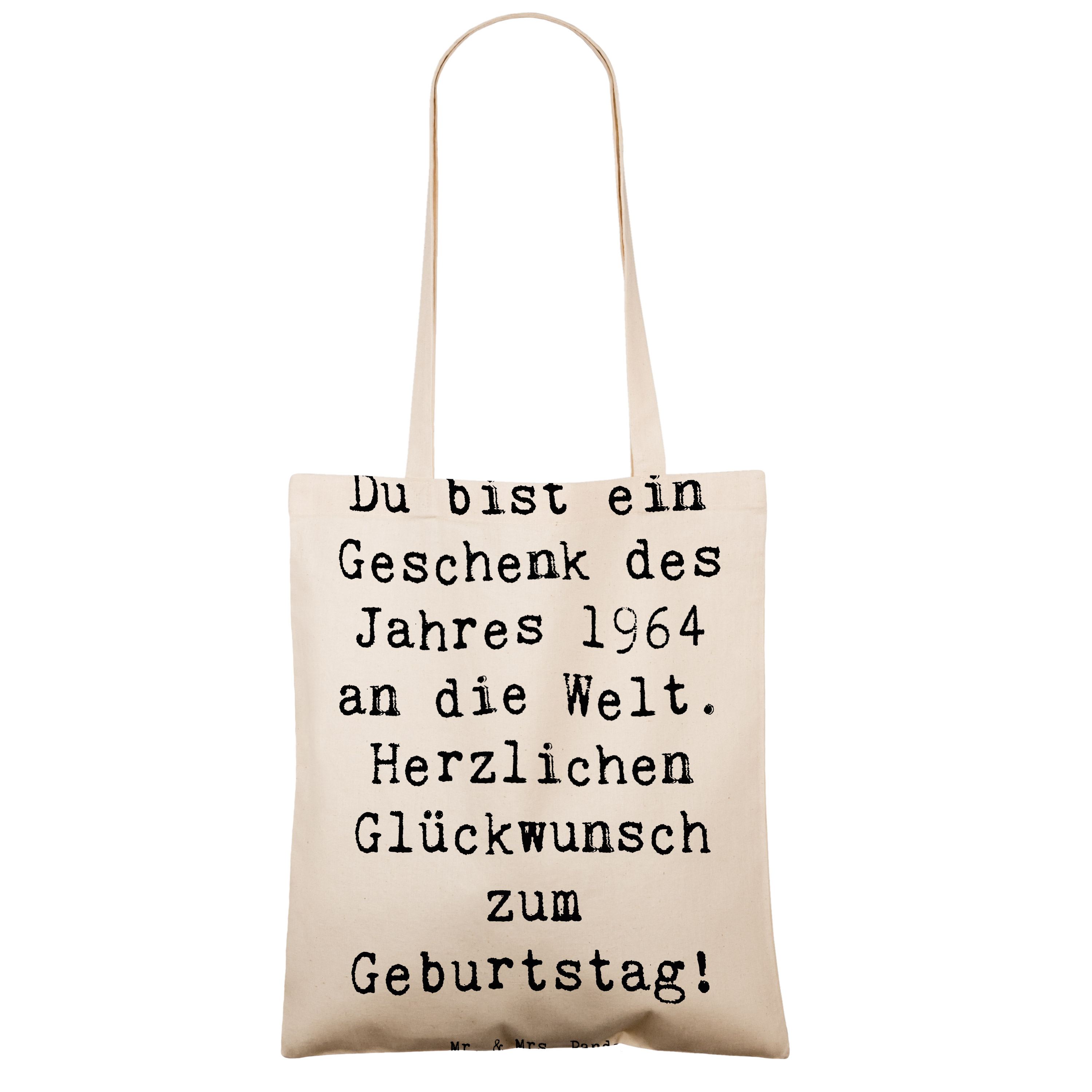 Tragetasche Spruch 1964 Geburtstag Geschenk