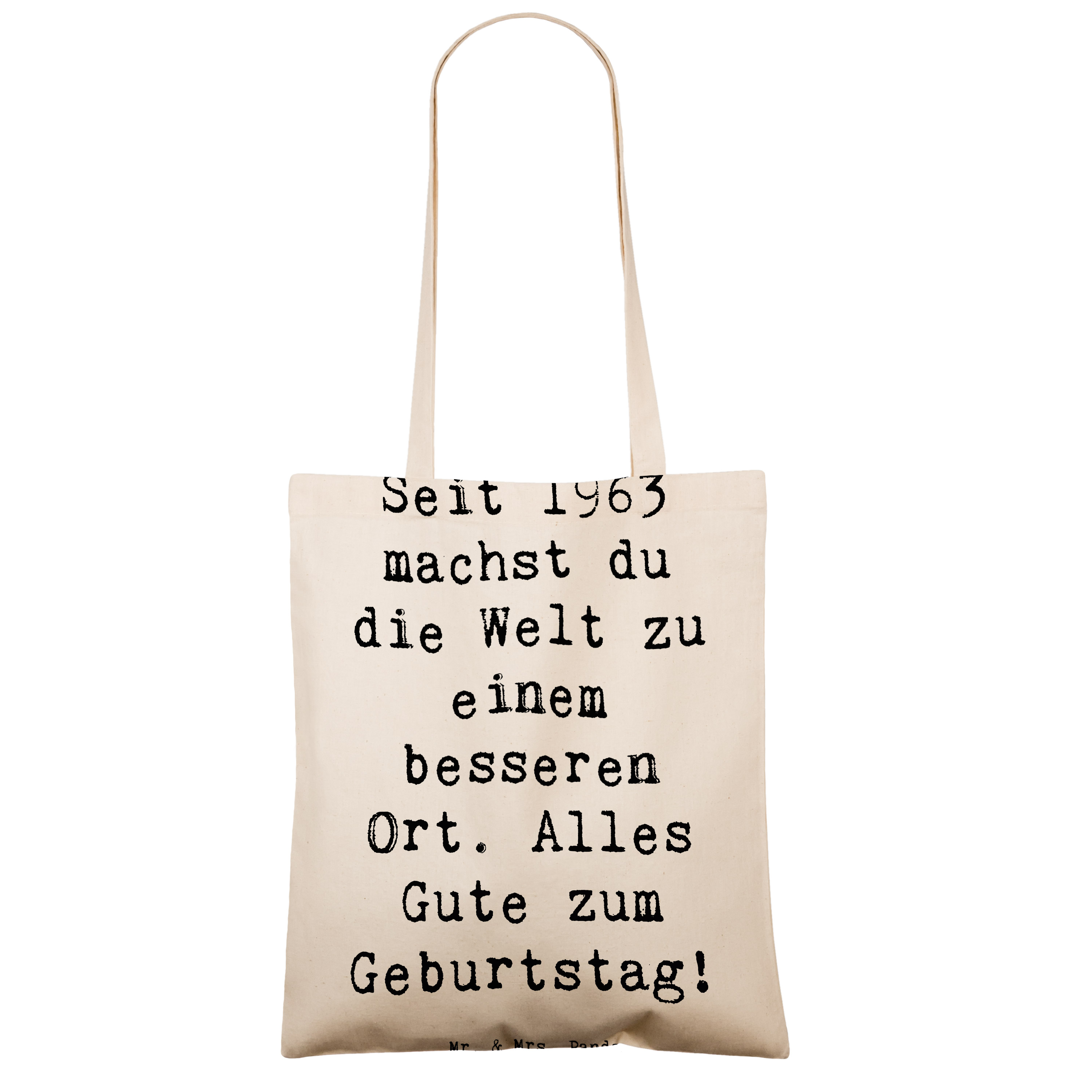 Tragetasche Spruch 1963 Geburtstag