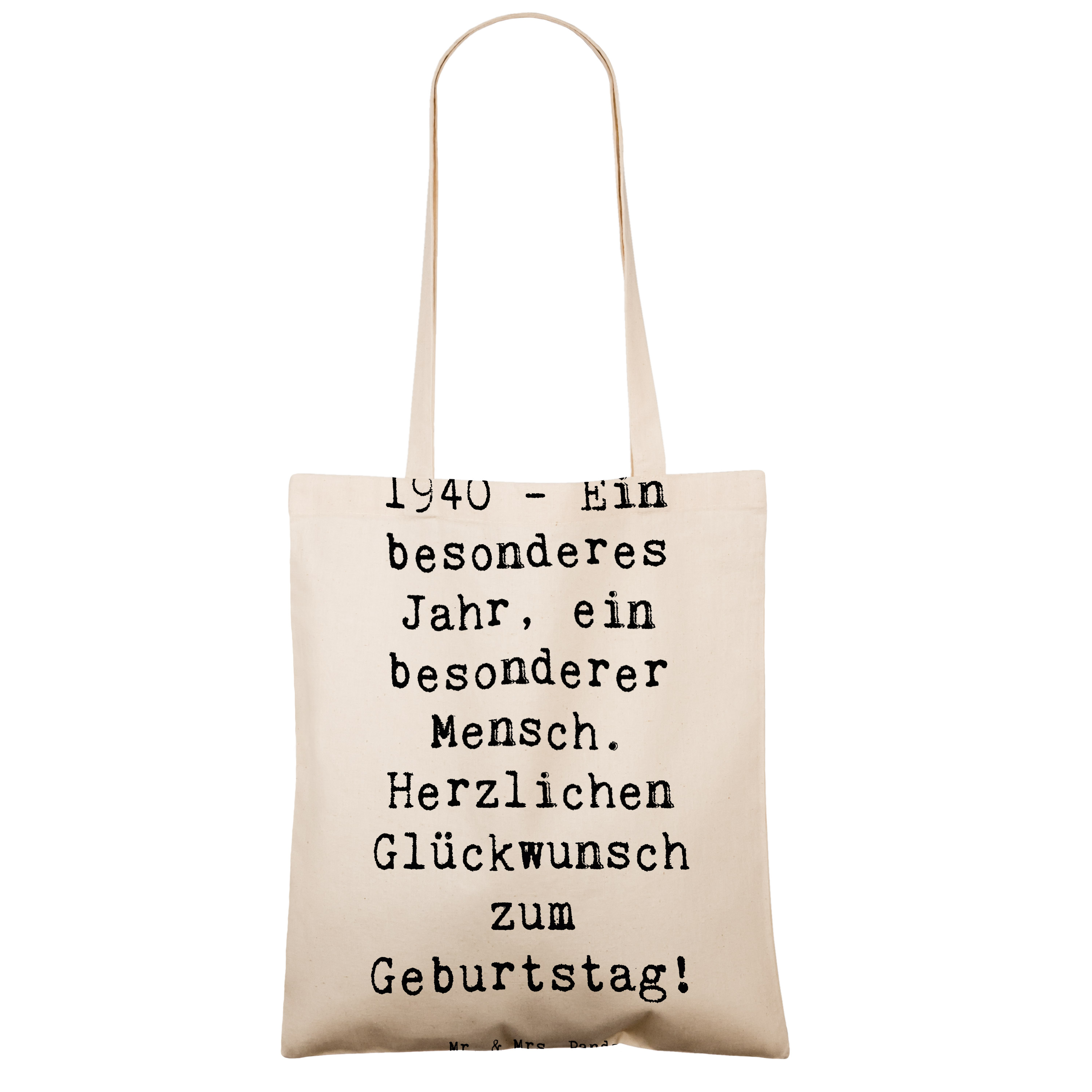 Tragetasche Spruch 1940 Geburtstag