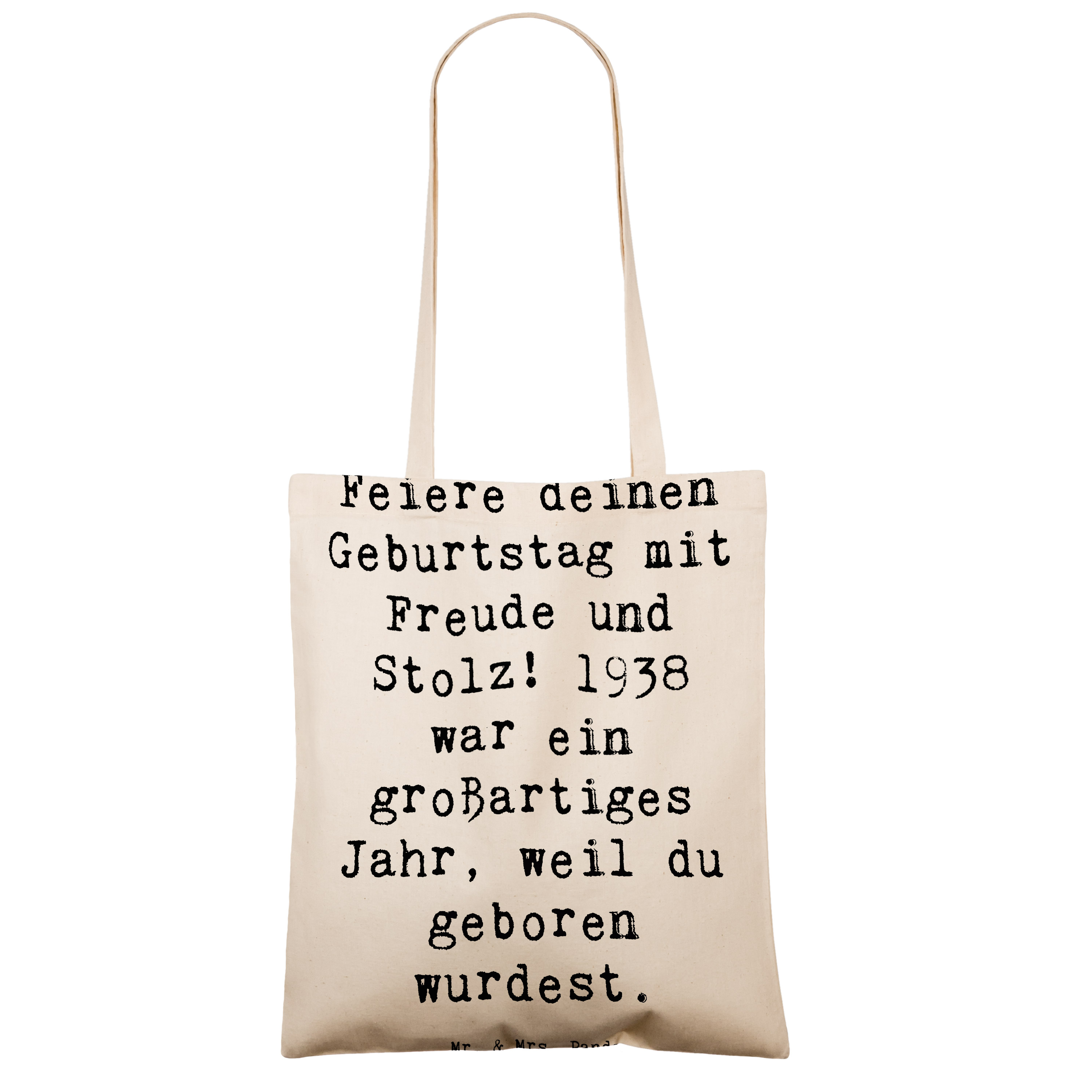 Tragetasche Spruch 1938 Geburtstag