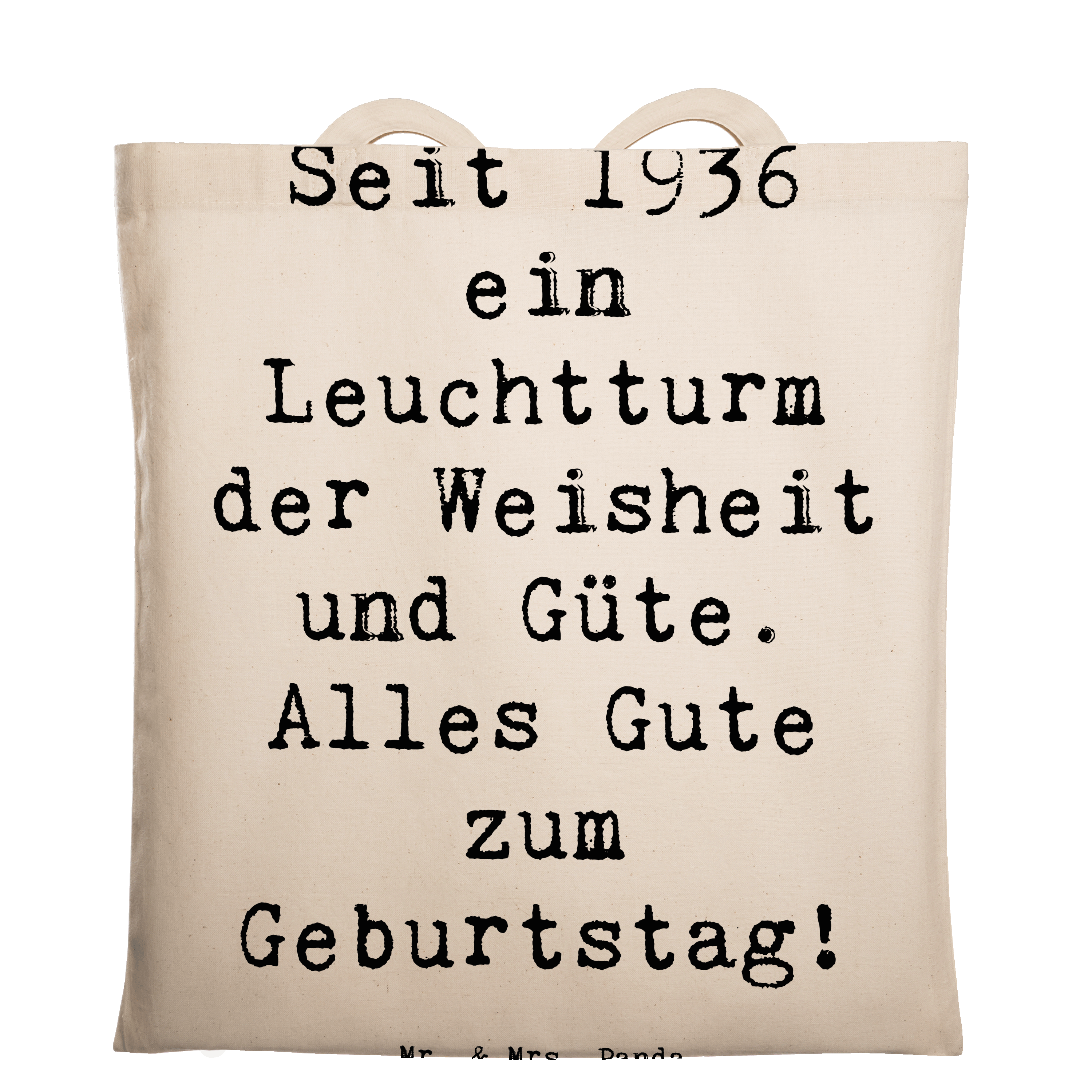 Tragetasche Spruch 1936 Geburtstag