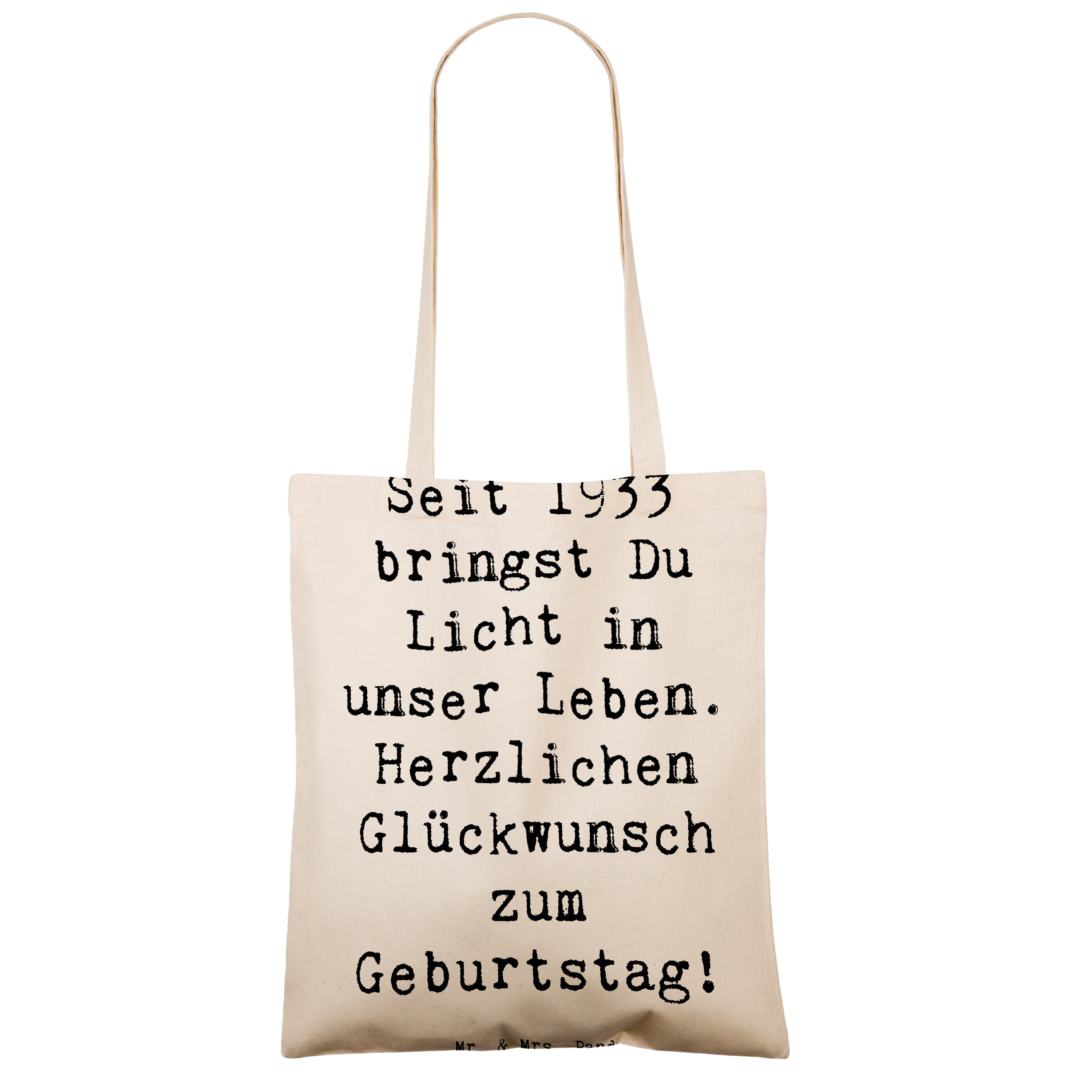 Tragetasche Spruch 1933 Geburtstag