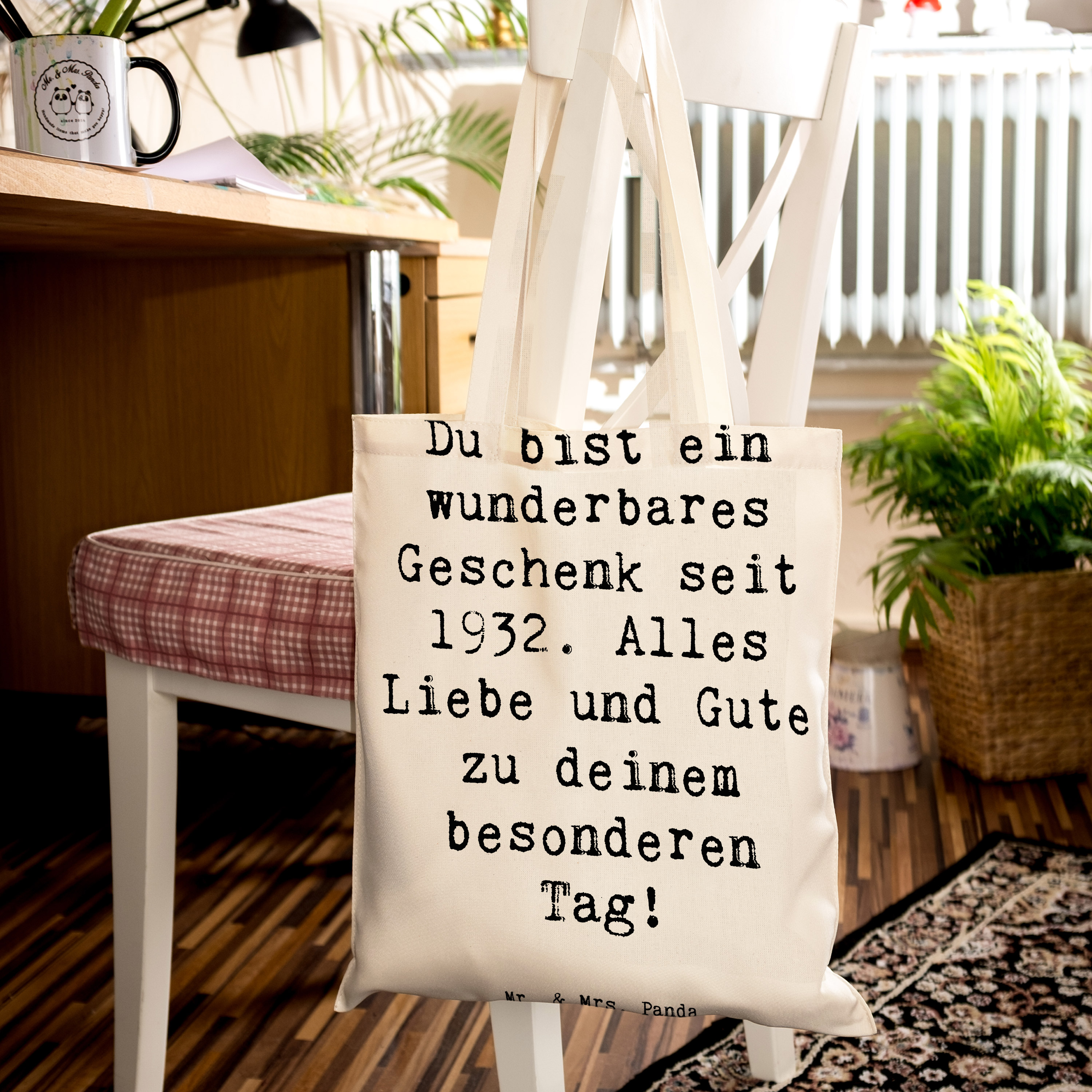 Tragetasche Spruch 1932 Geburtstag Geschenk