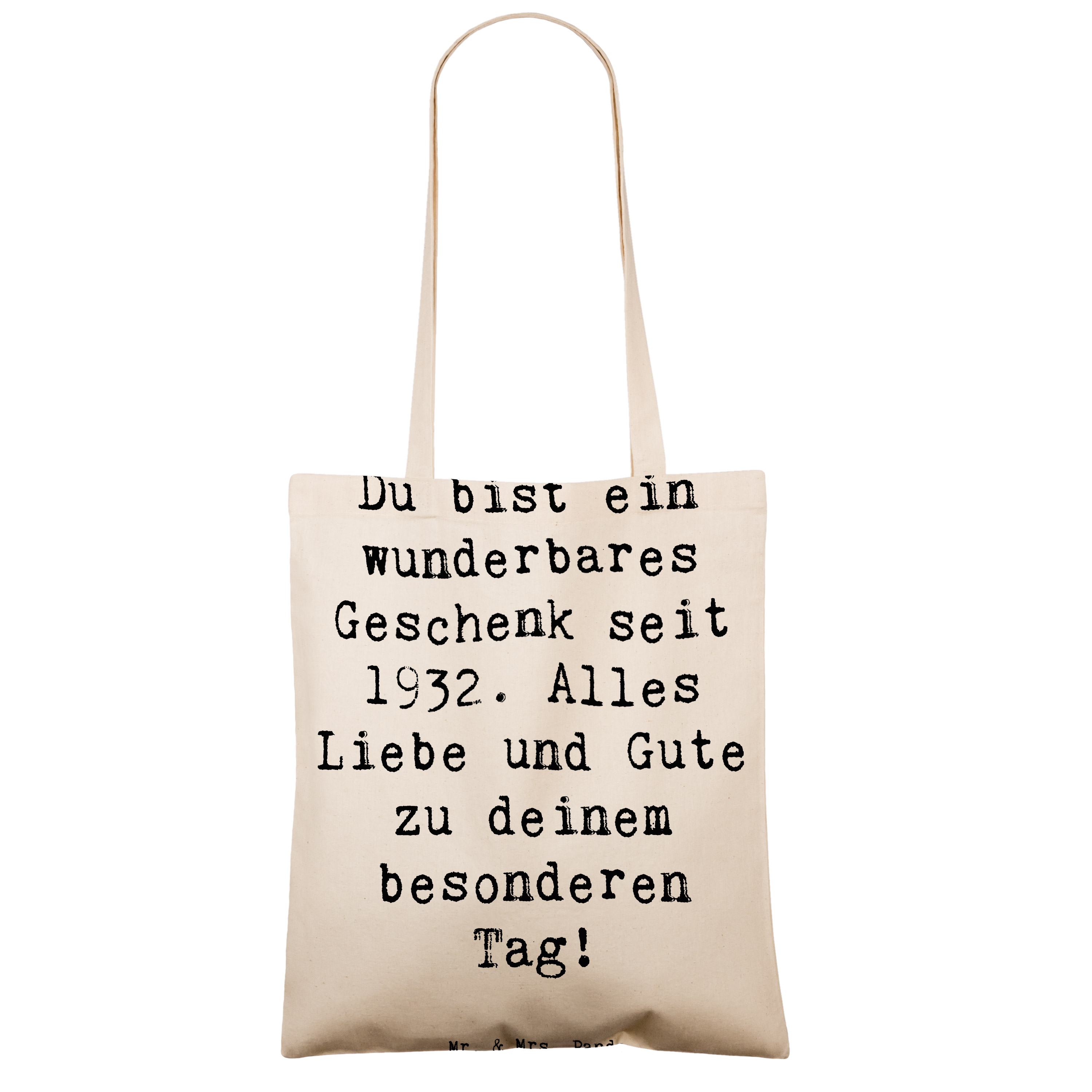 Tragetasche Spruch 1932 Geburtstag Geschenk