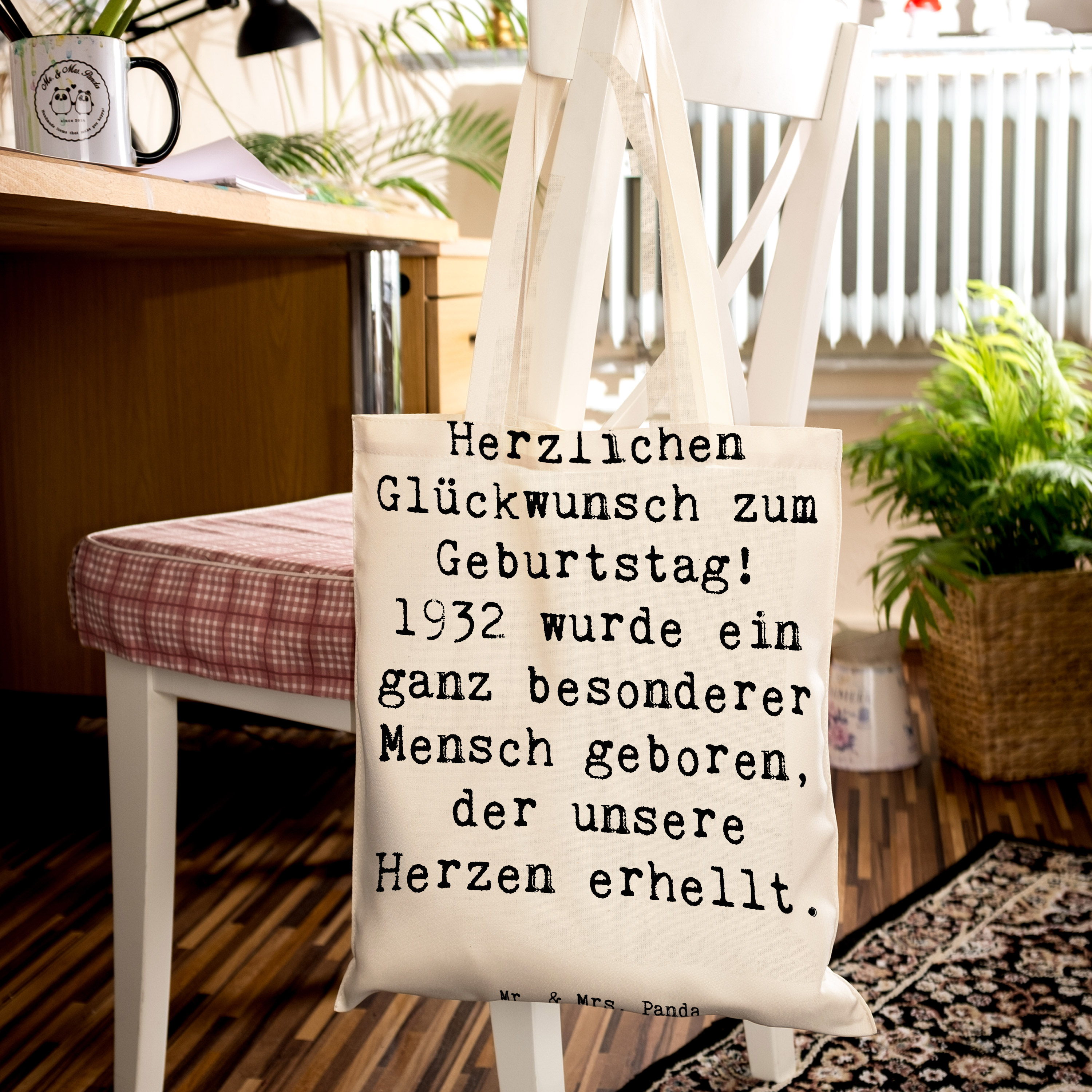 Tragetasche Spruch 1932 Geburtstag