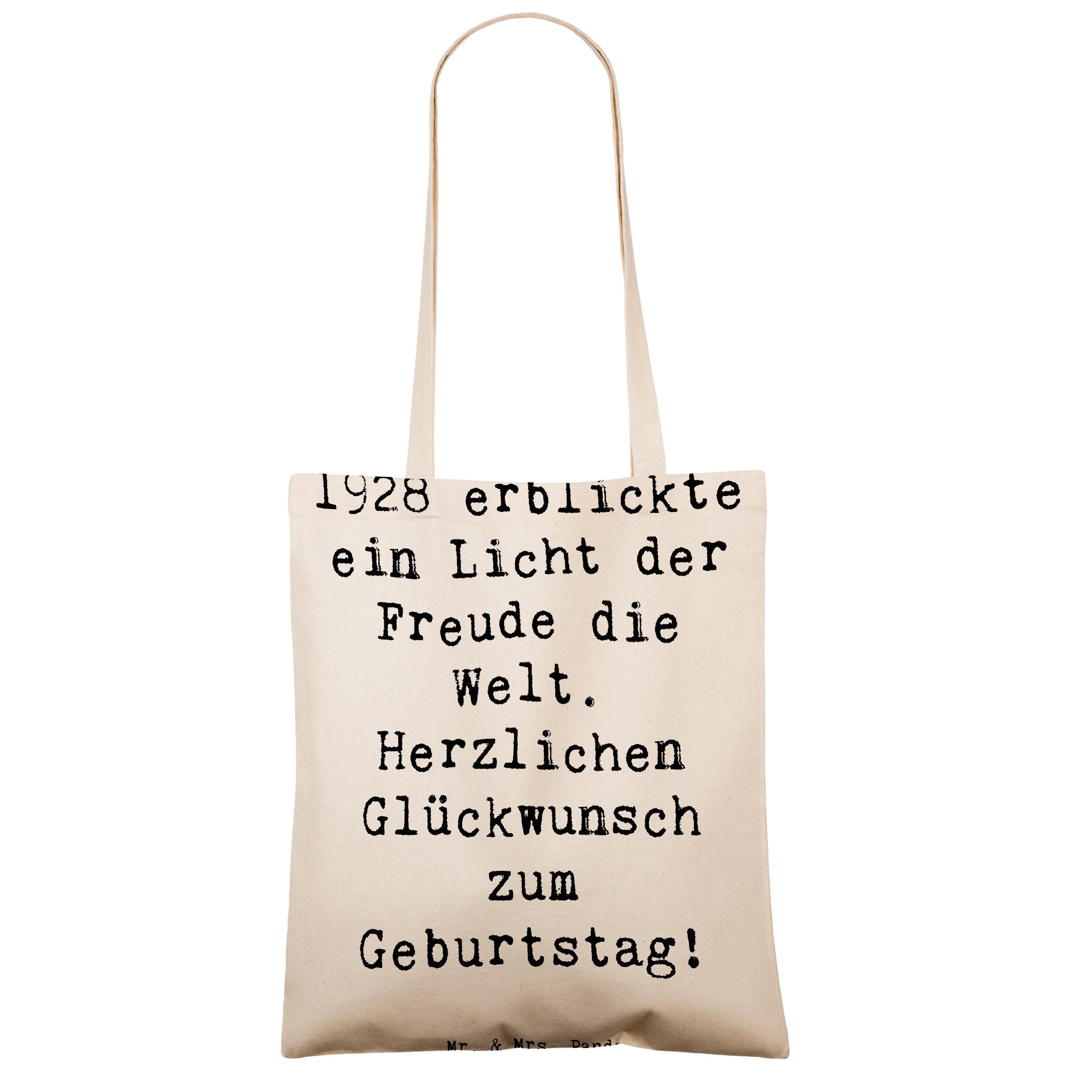 Tragetasche Spruch 1928 Geburtstag Freude