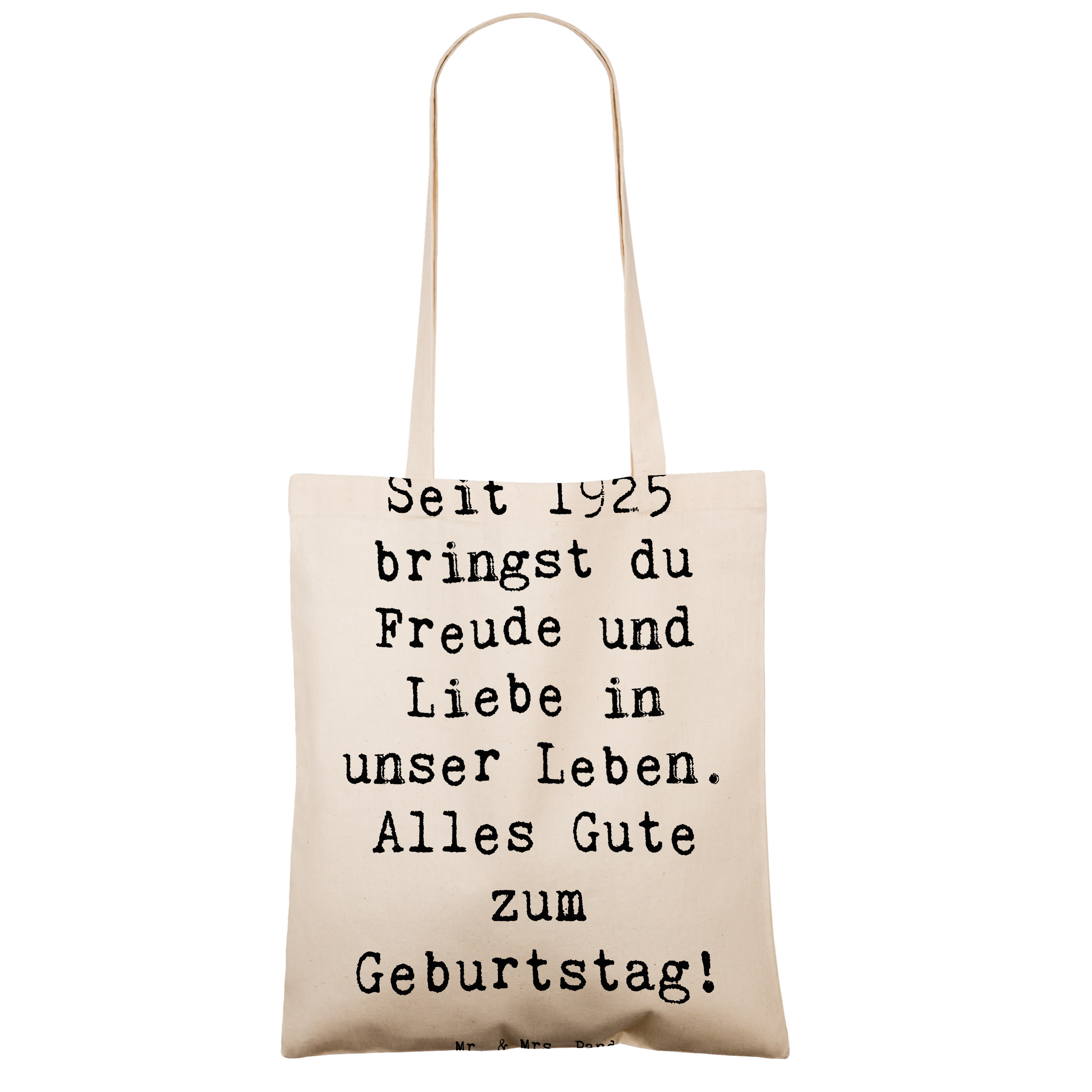 Tragetasche Spruch 1925 Geburtstag Freude