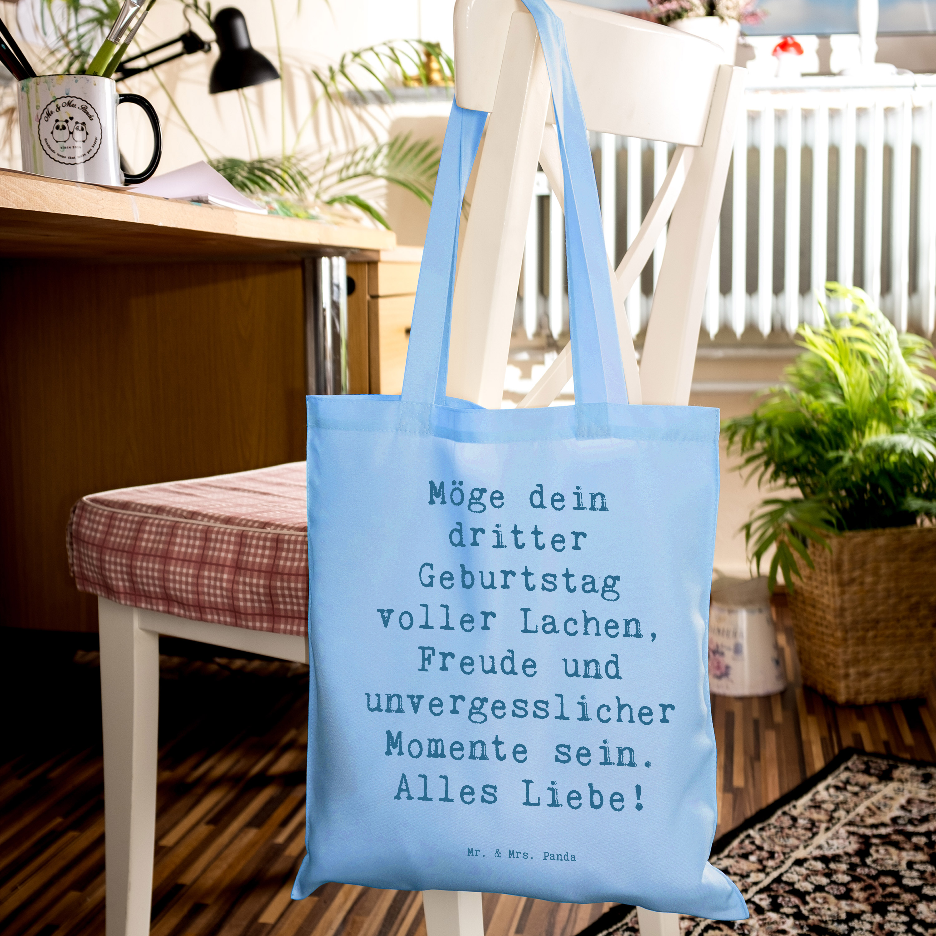 Tragetasche Spruch 3. Geburtstag Glück