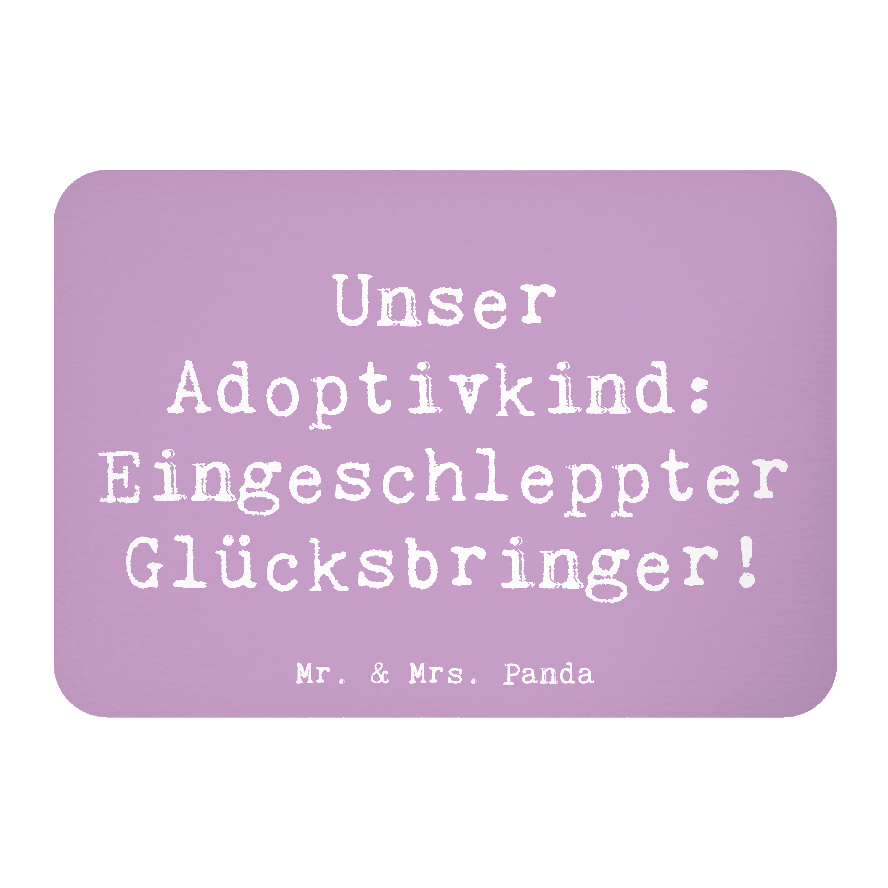 Magnet Spruch Adoptivkind Glücksbringer - Geschenk Dekomagnet Liebe Familie Herz - Bild 4 von 9
