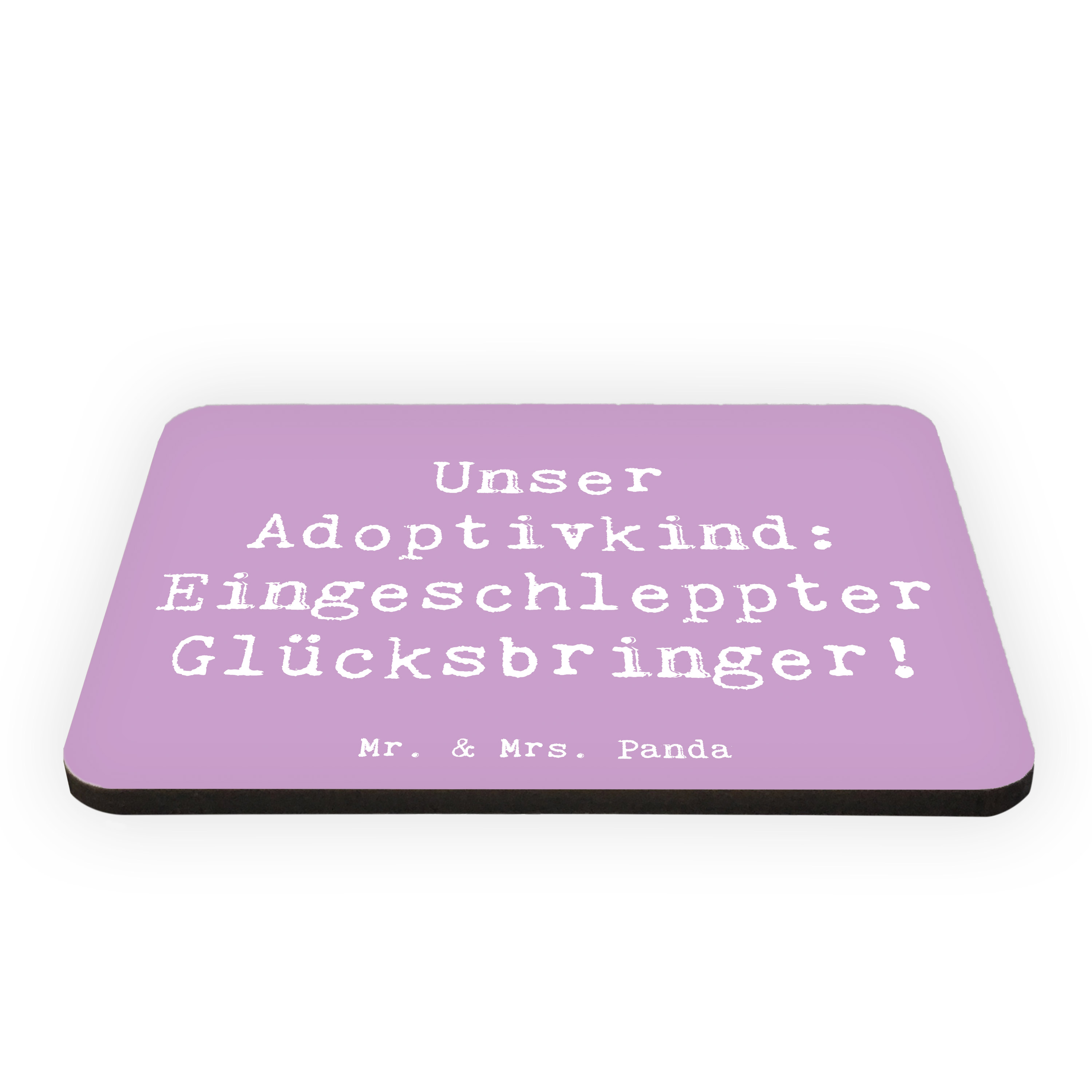 Magnet Spruch Adoptivkind Glücksbringer - Geschenk Dekomagnet Liebe Familie Herz - Bild 6 von 9