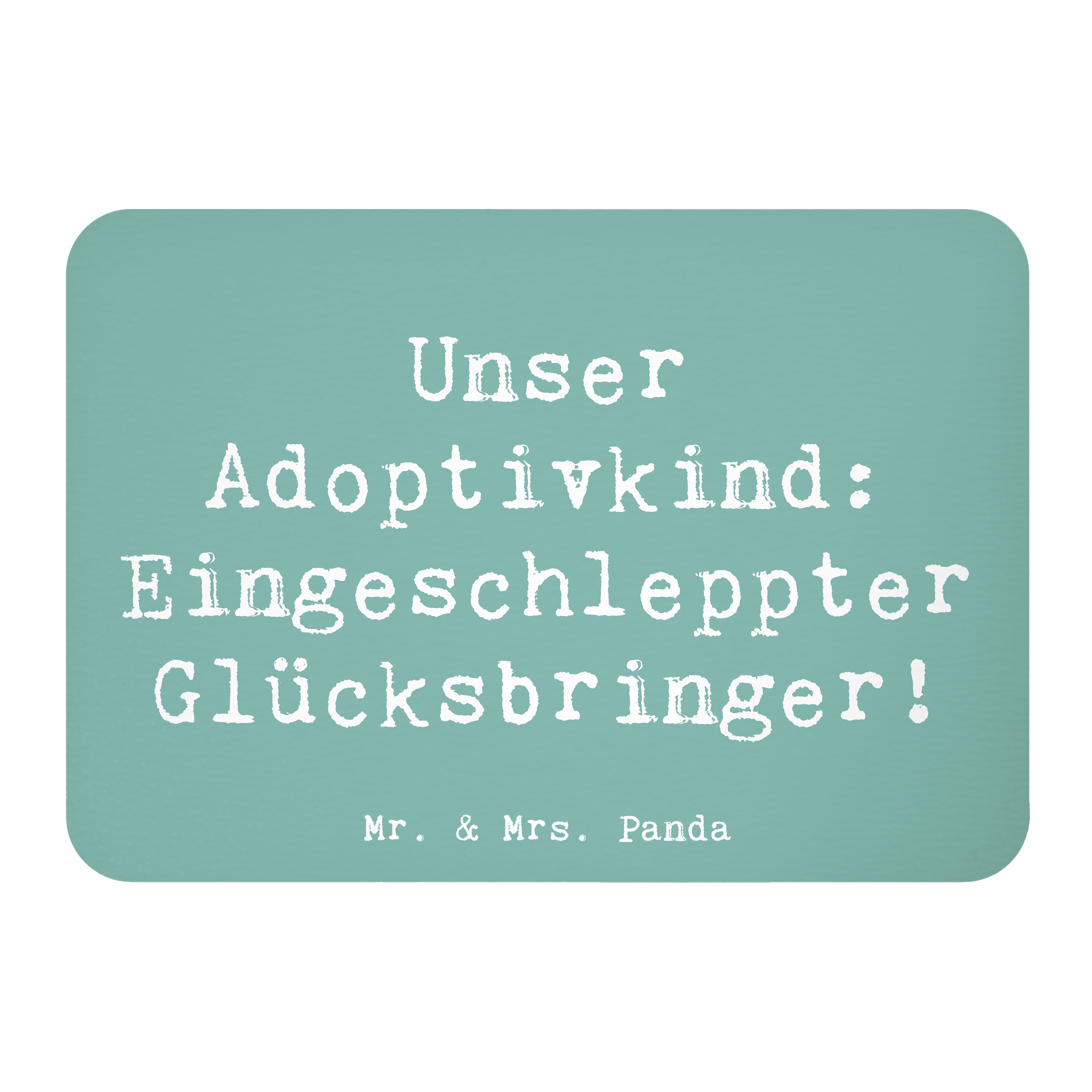 Magnet Spruch Adoptivkind Glücksbringer - Geschenk Dekomagnet Liebe Familie Herz - Bild 7 von 9