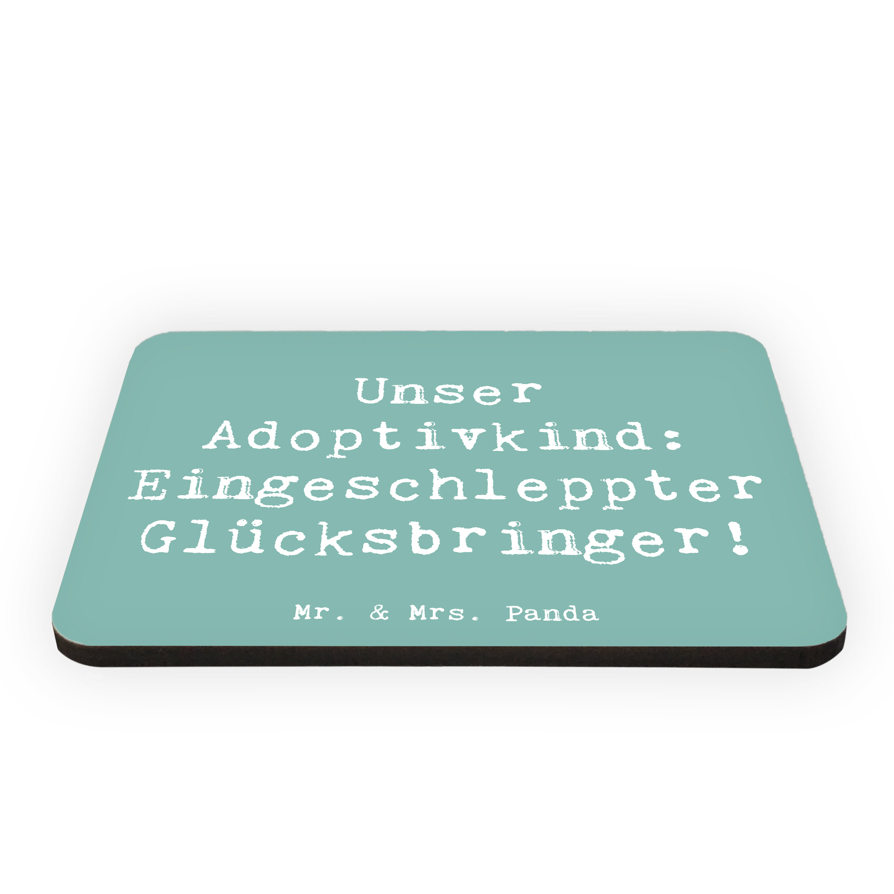 Magnet Spruch Adoptivkind Glücksbringer - Geschenk Dekomagnet Liebe Familie Herz - Bild 9 von 9