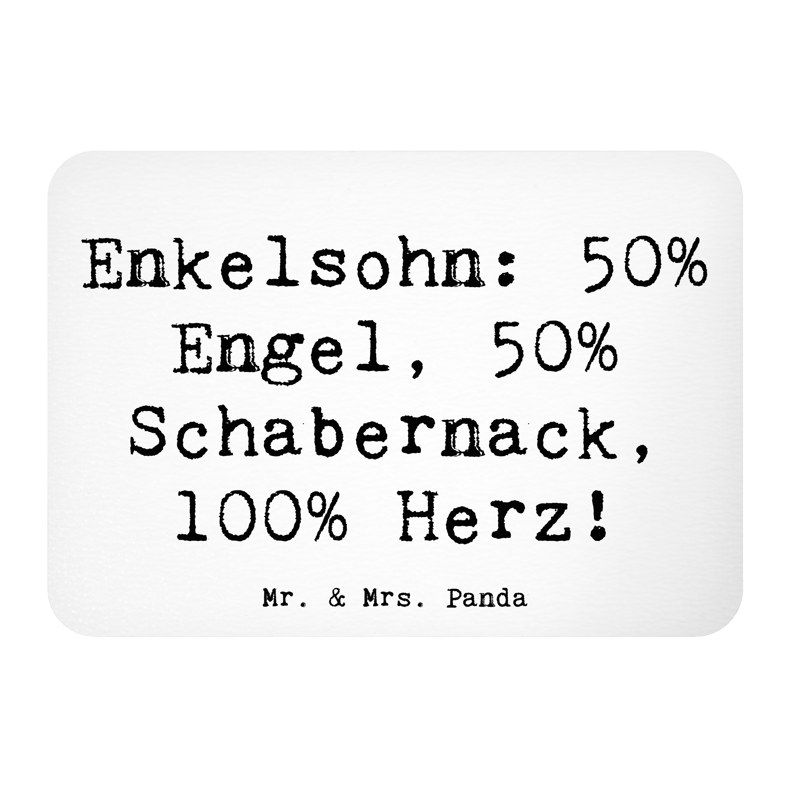 Magnet Spruch Enkelsohn Herz - Geschenk Geburtstage Motivmagnete Schabernack