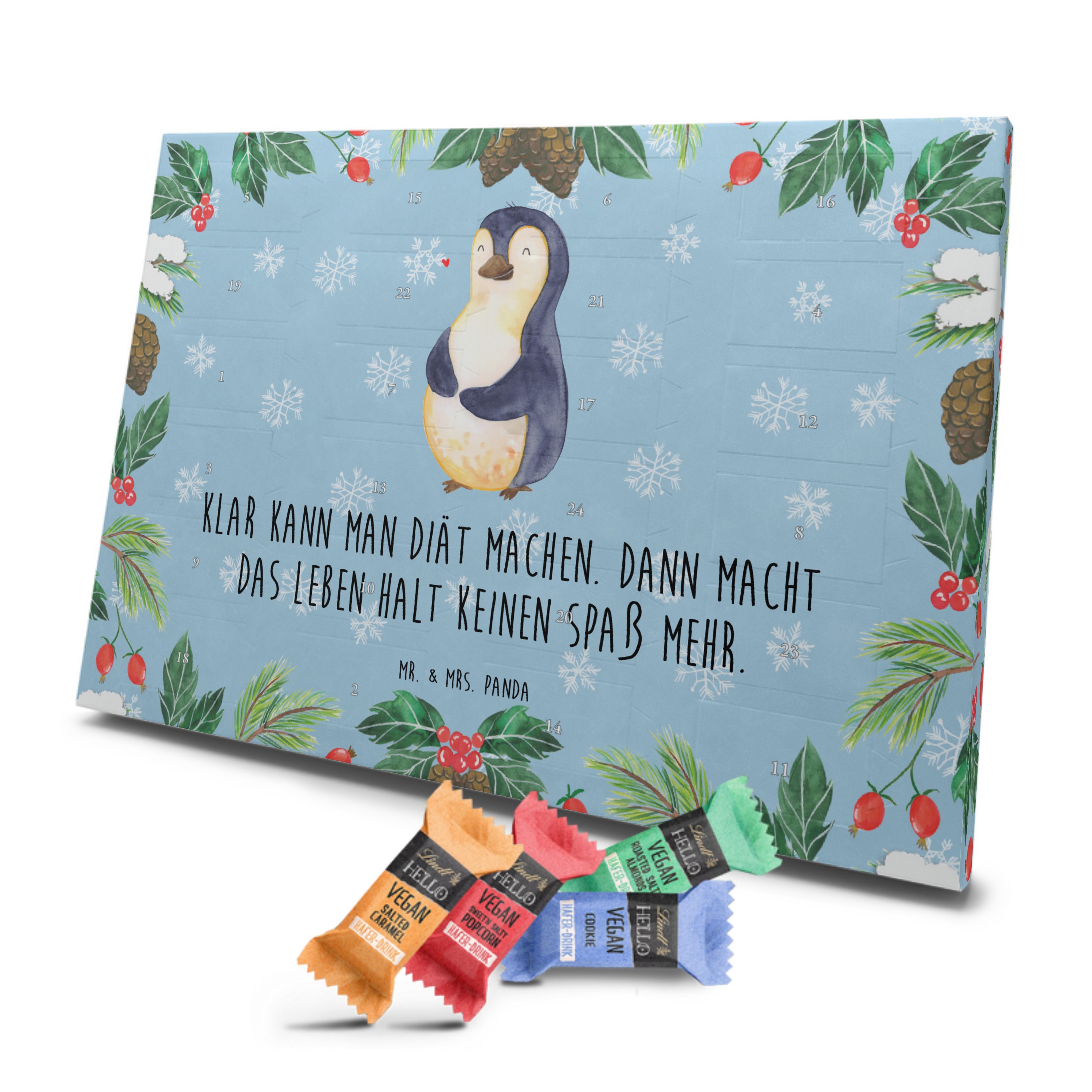 Veganer Adventskalender Pinguin Diät