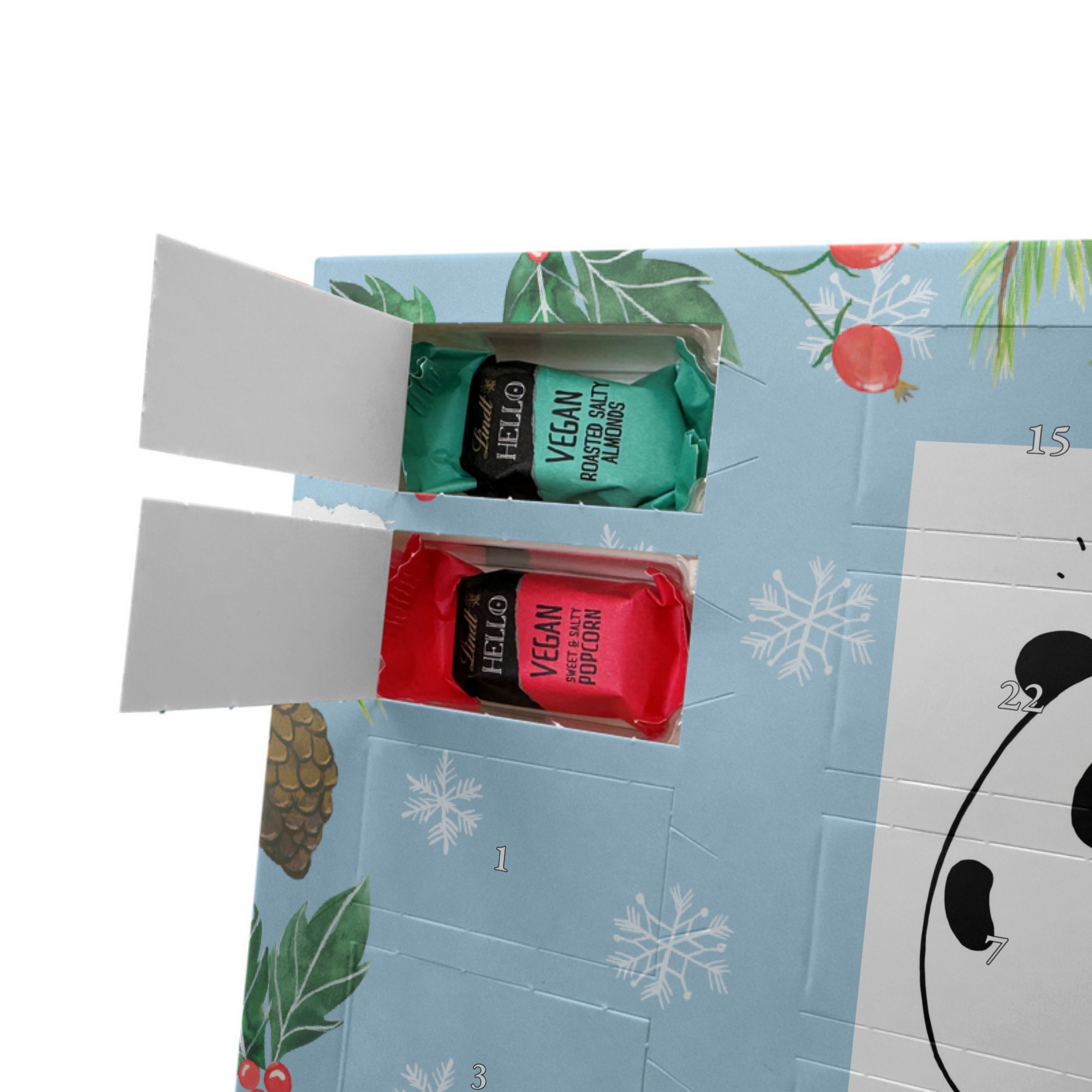 Veganer Adventskalender Panda Geburtstag