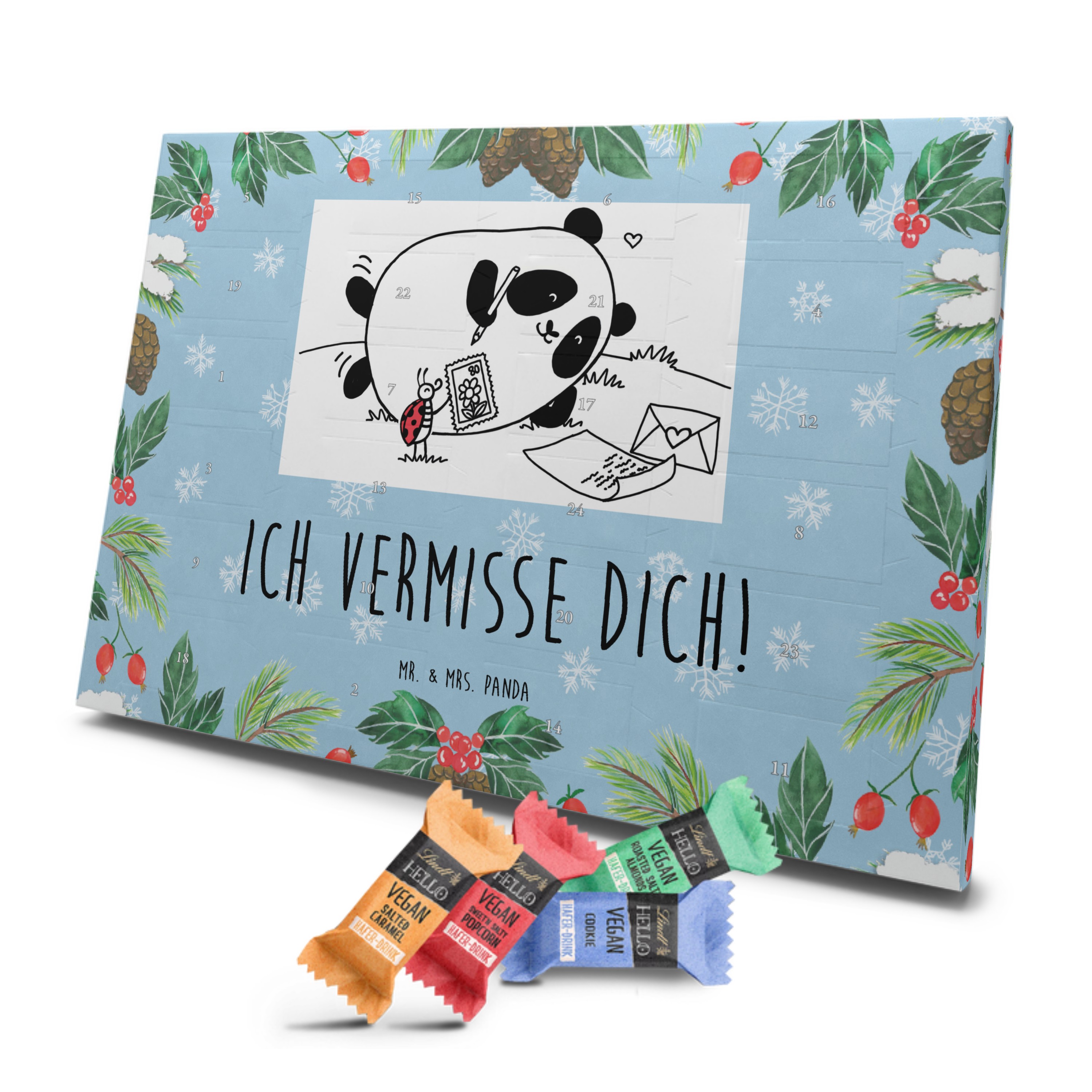 Veganer Adventskalender Panda Vermissen