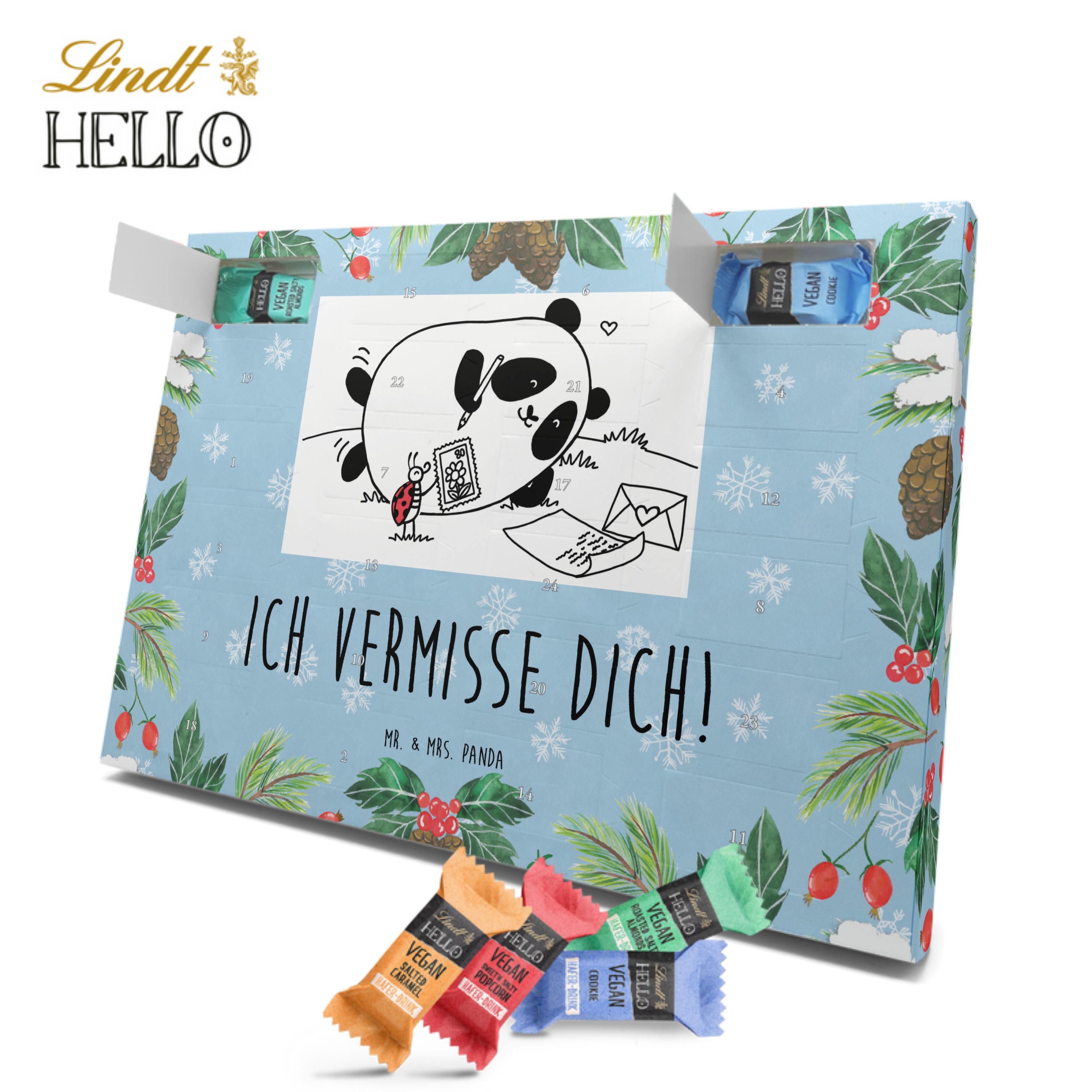 Veganer Adventskalender Panda Vermissen