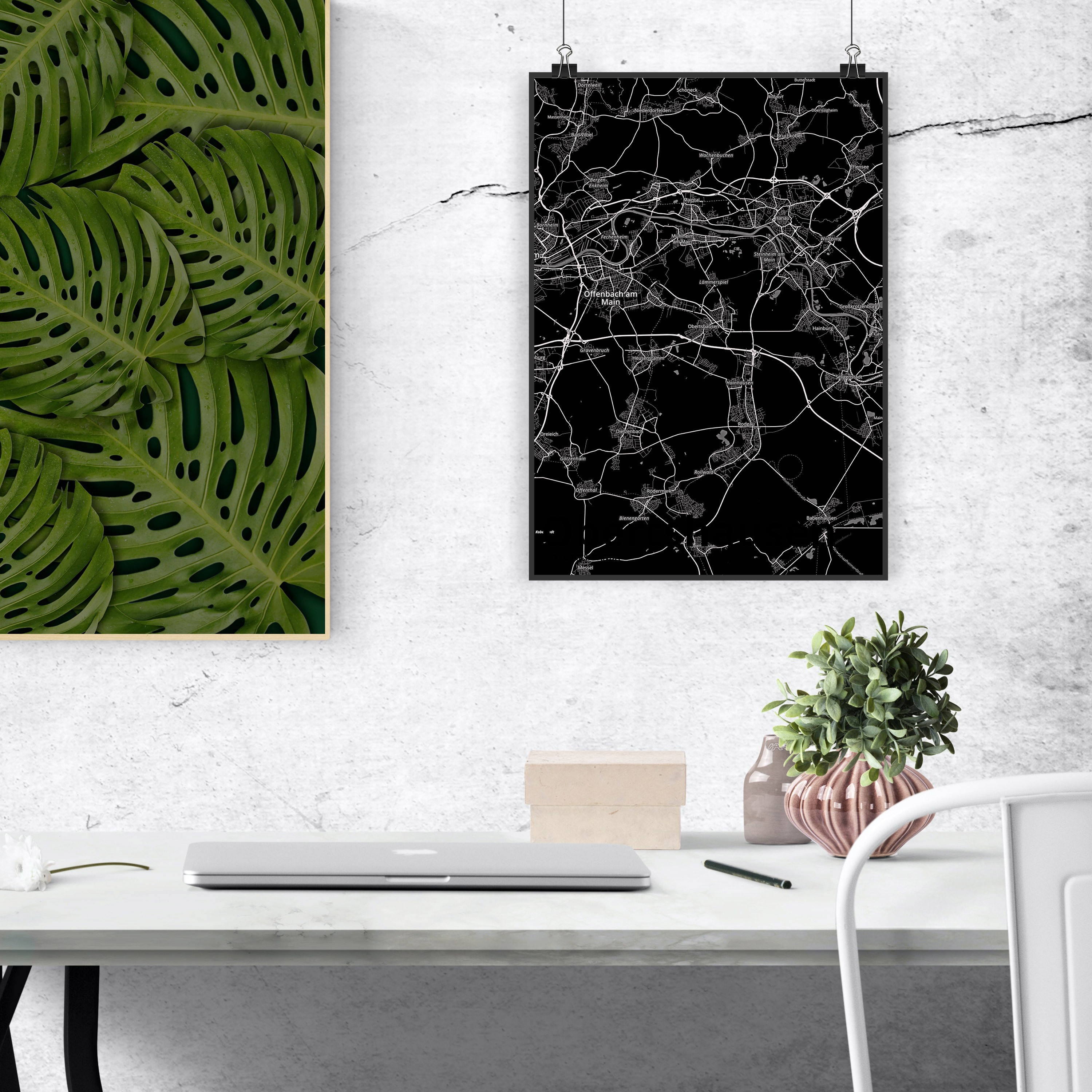 DIN A3 Poster Obertshausen - Geschenk Küchenposter Kinderposter Designposter Ort - Bild 2 von 2