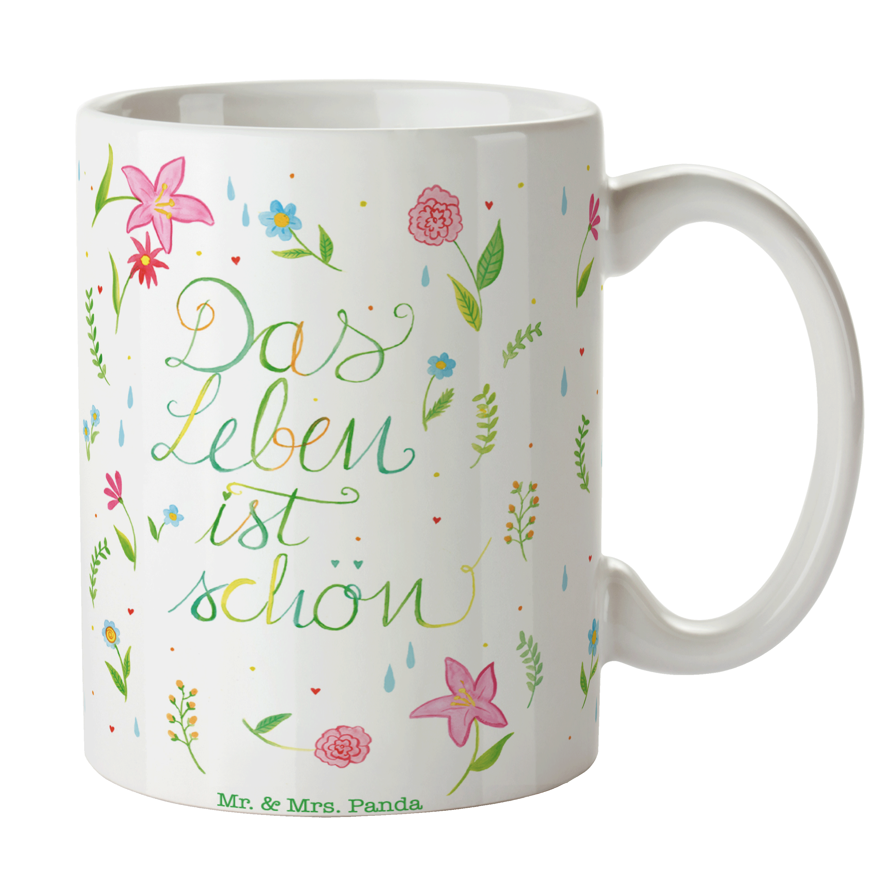 Tasse Blumen Leben