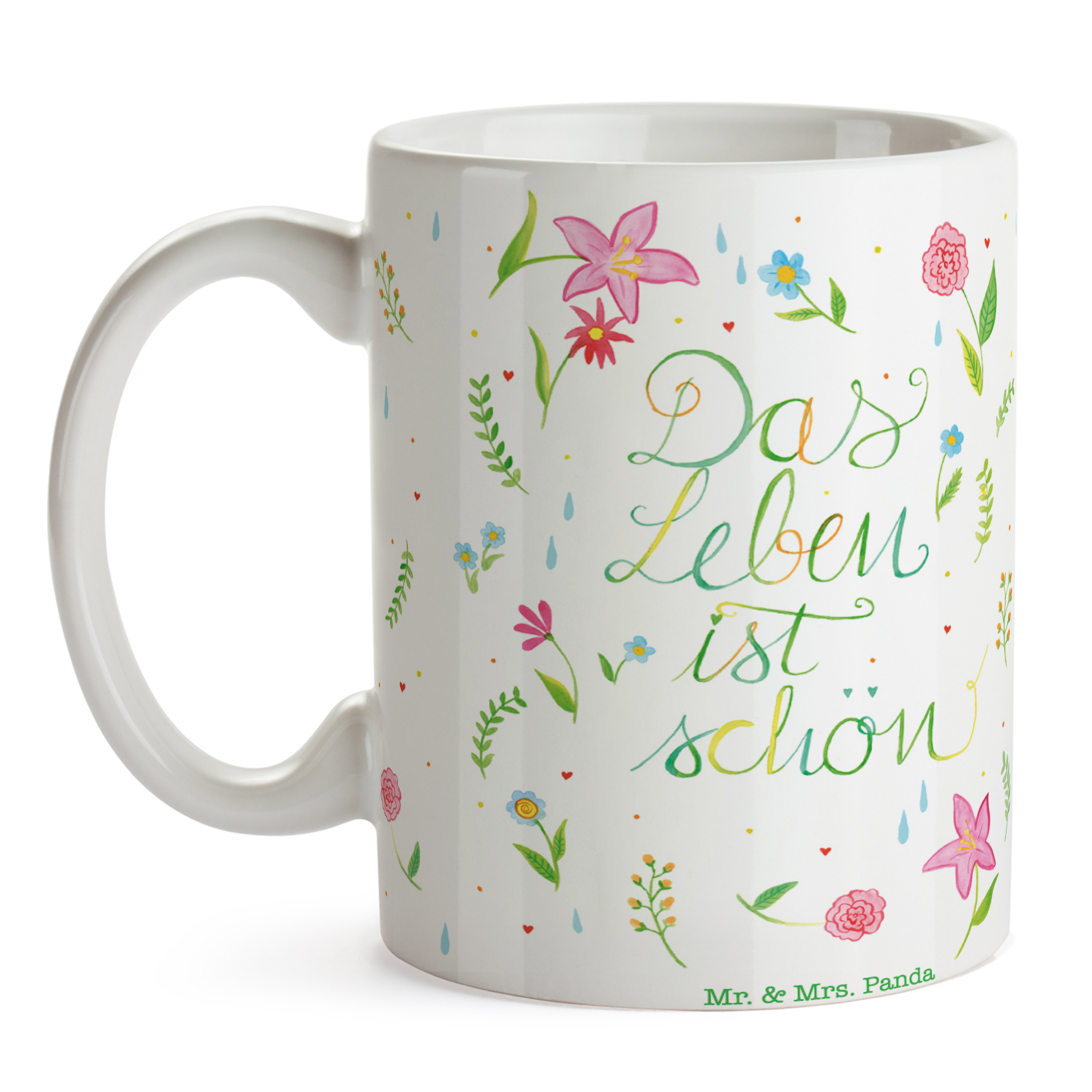 Tasse Blumen Leben