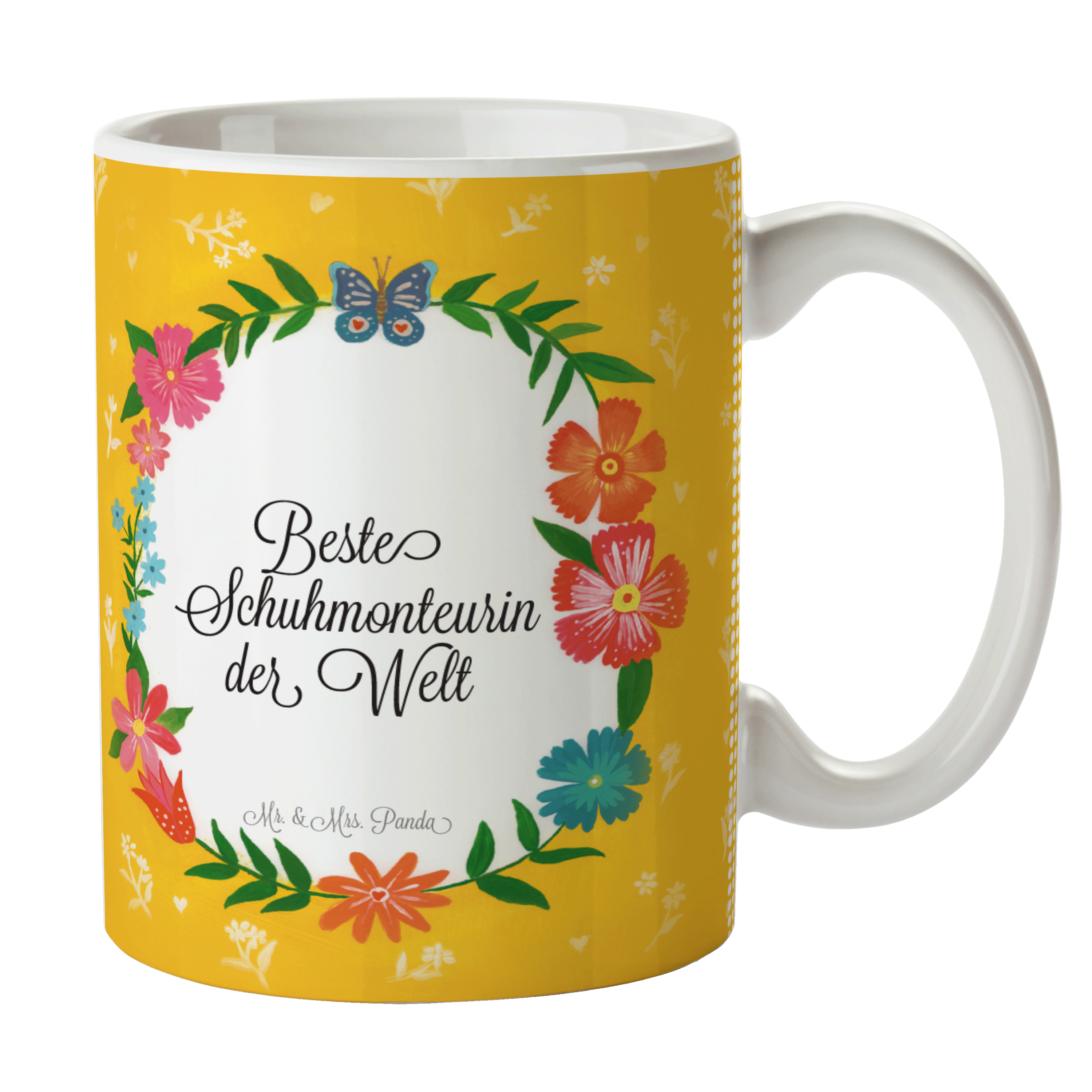 Tasse Schuhmonteurin