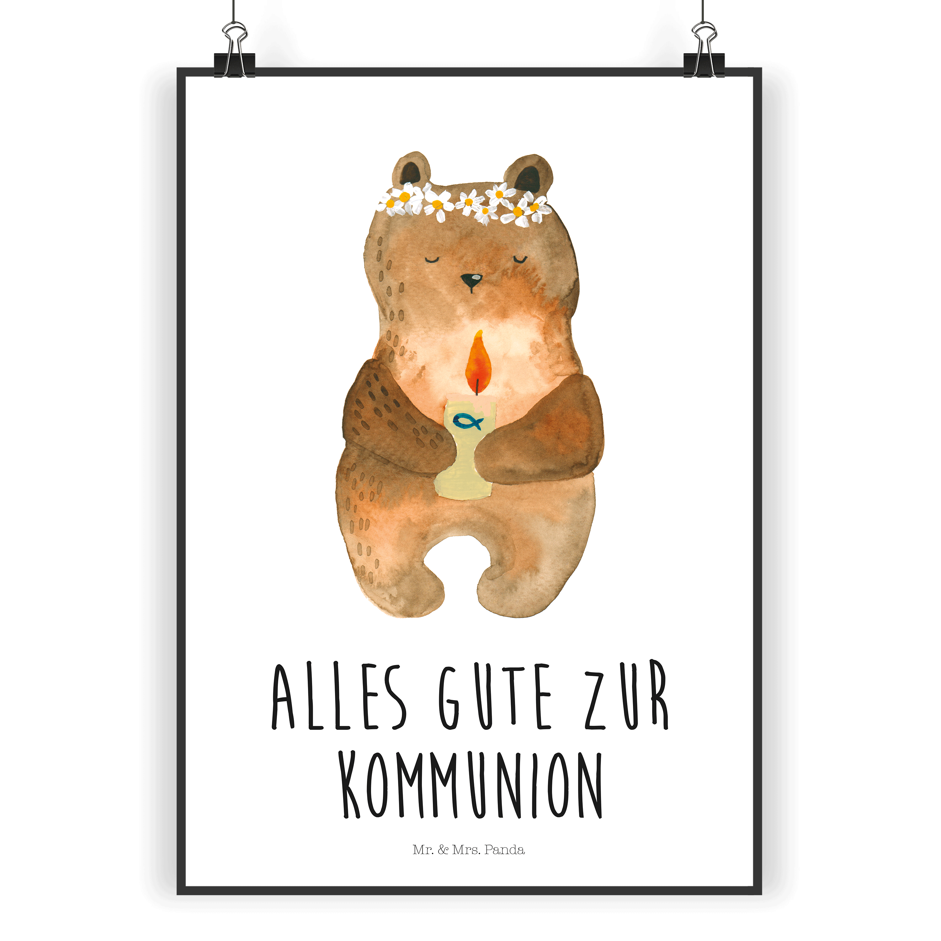 Poster Bär Kommunion