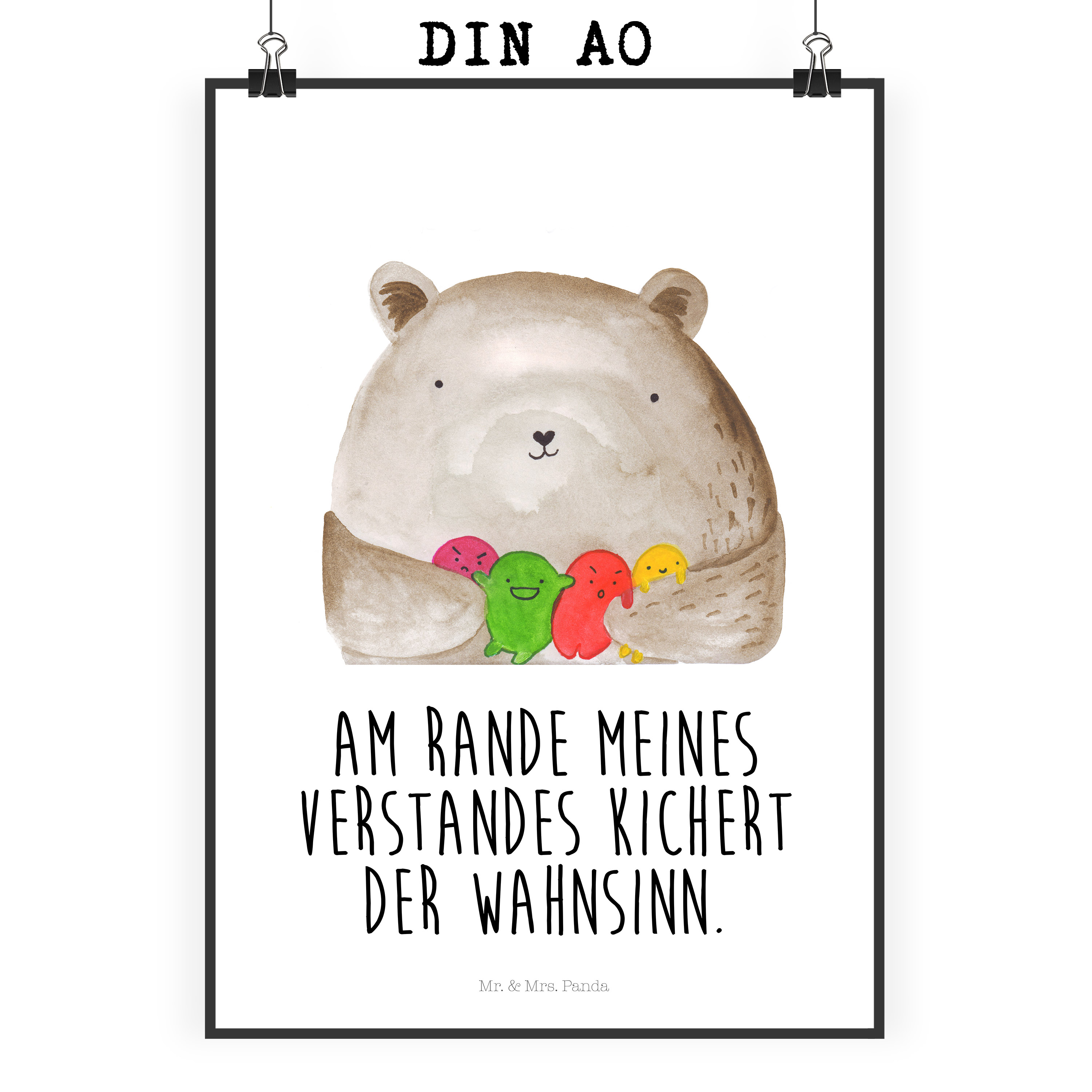 Poster Bär Gefühl