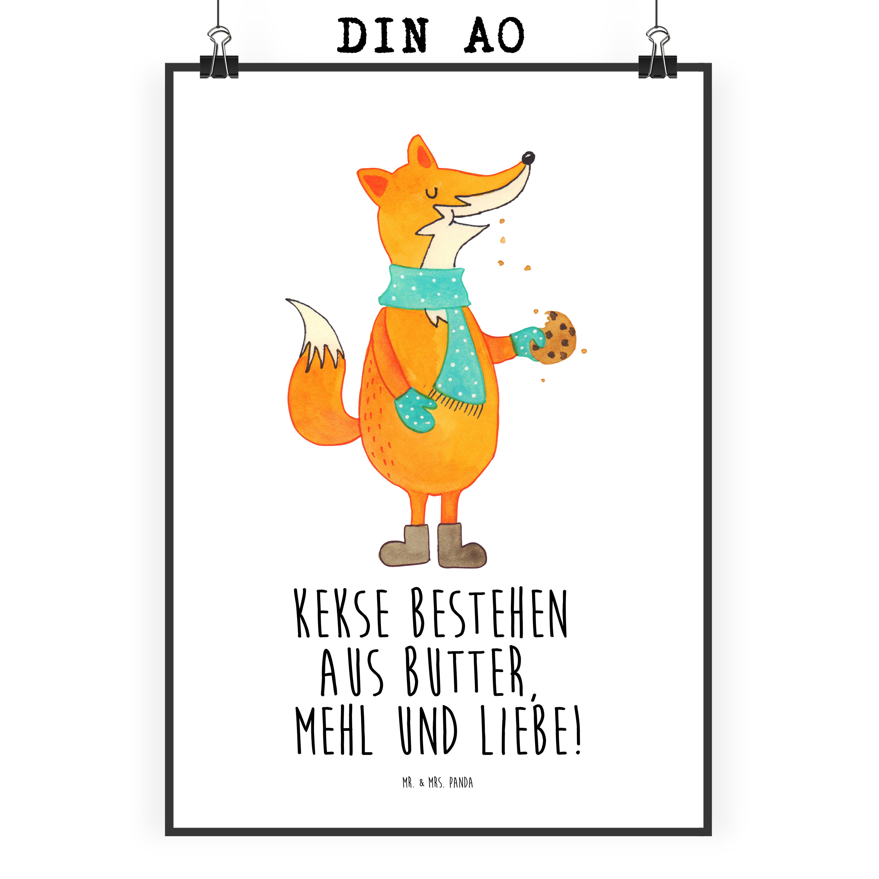 Poster Fuchs Keks