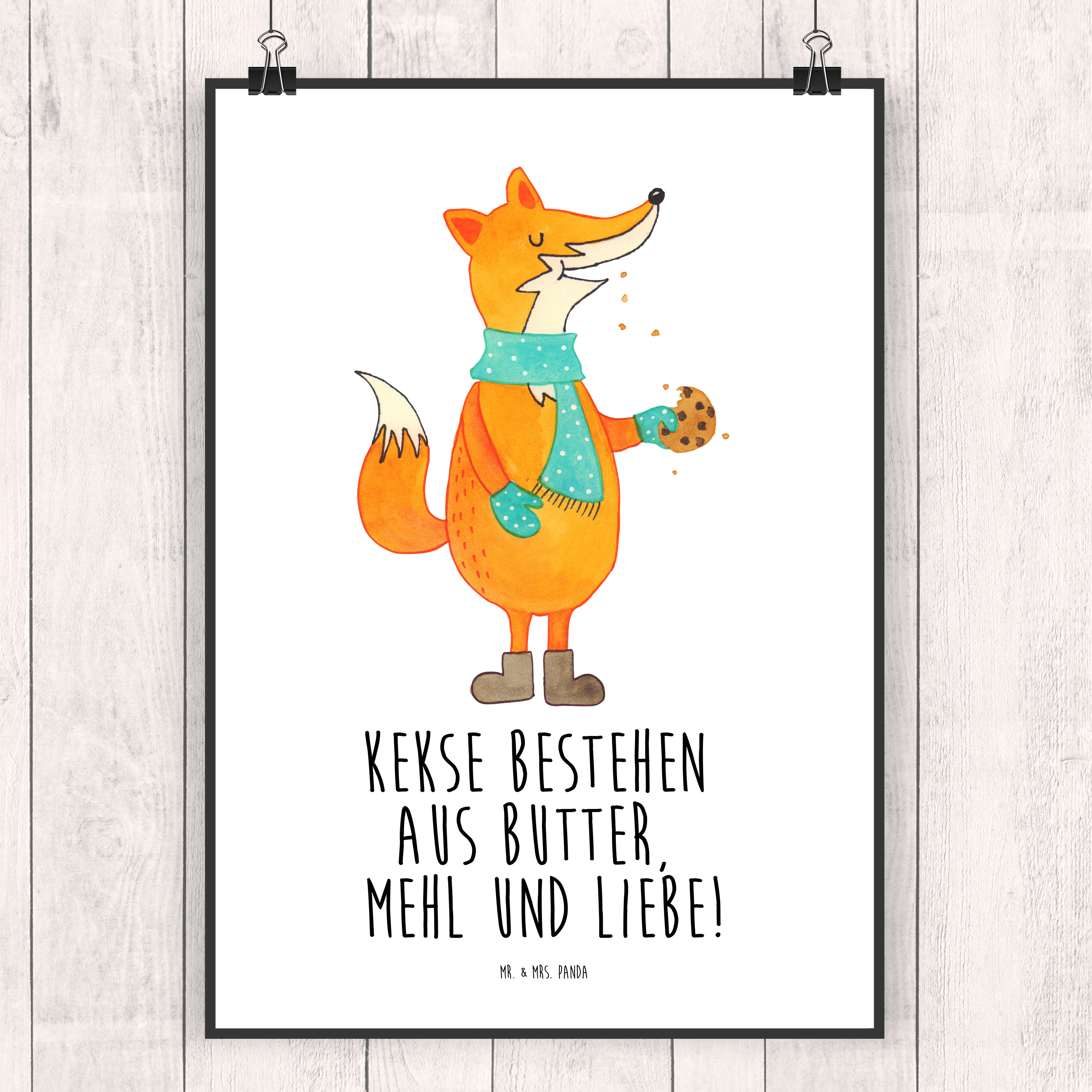 Poster Fuchs Keks