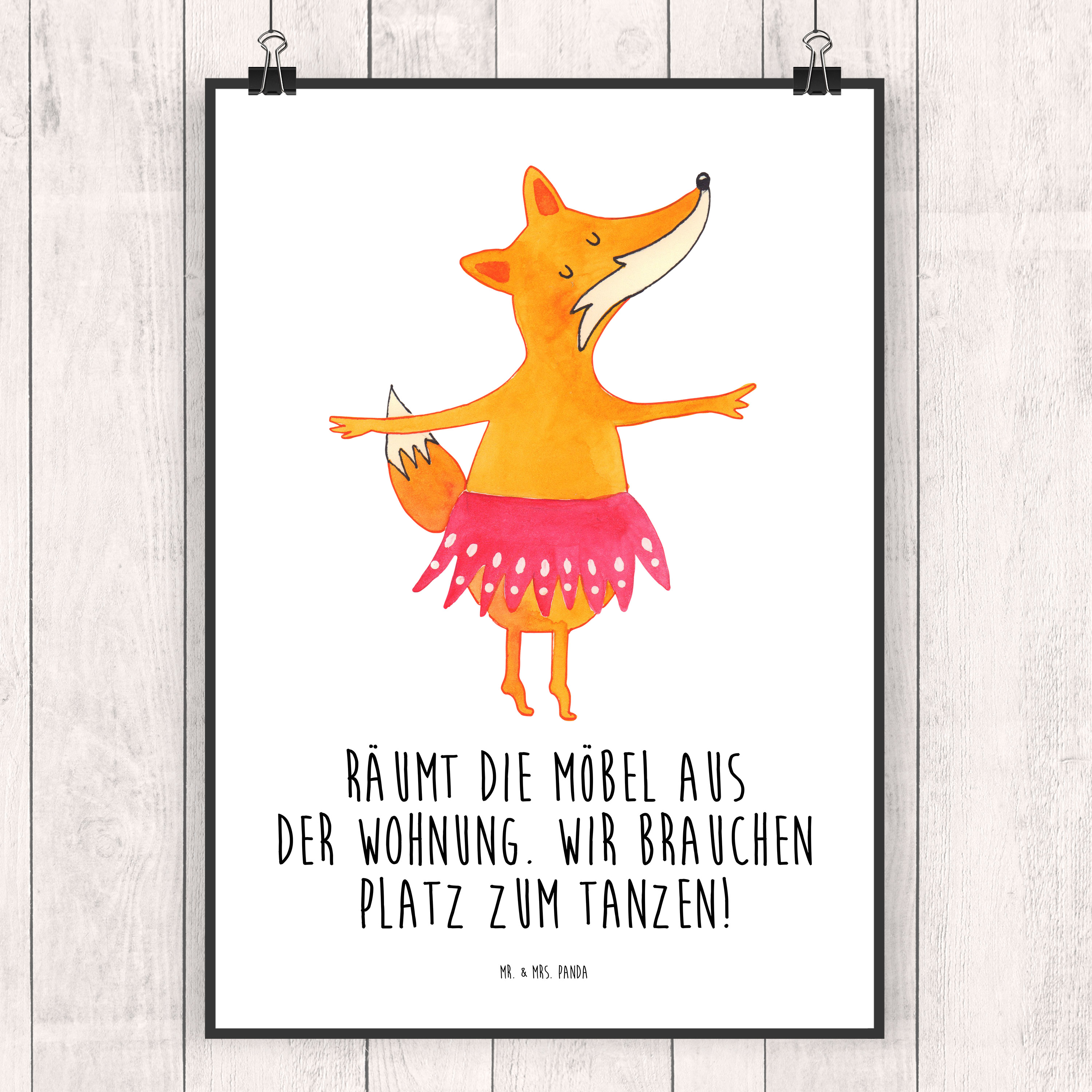 Poster Fuchs Ballerina