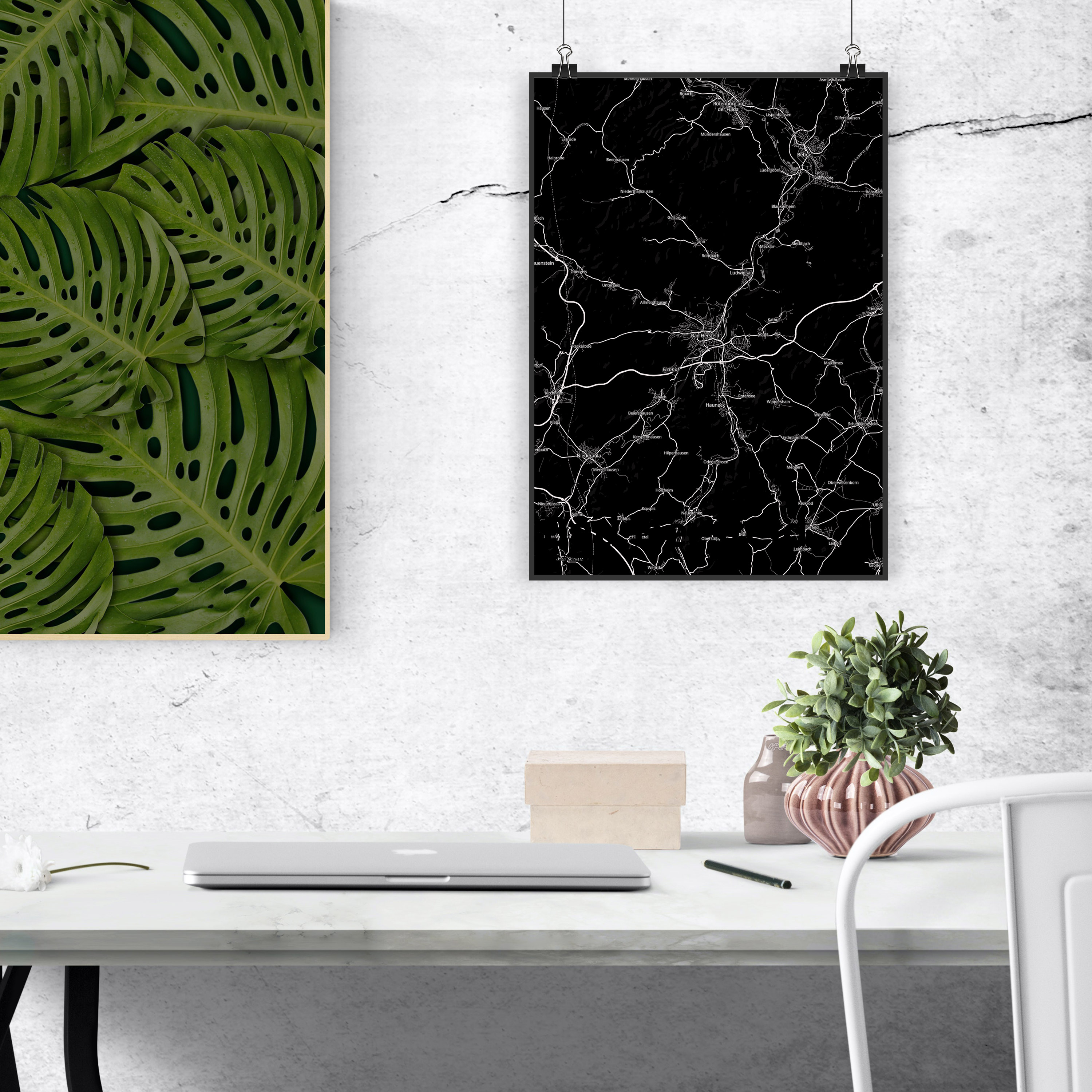 DIN A4 Poster Bad Hersfeld - Geschenk Städte Mr. & Mrs. Panda Poster Dorf Bild - Bild 8 von 10